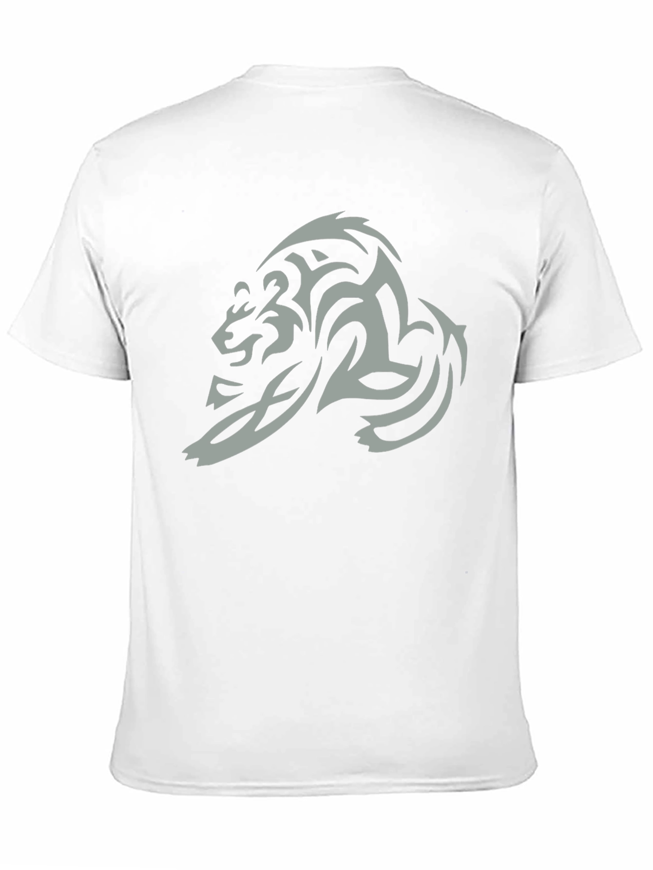 Tribal Bear Graphic Tee - Black