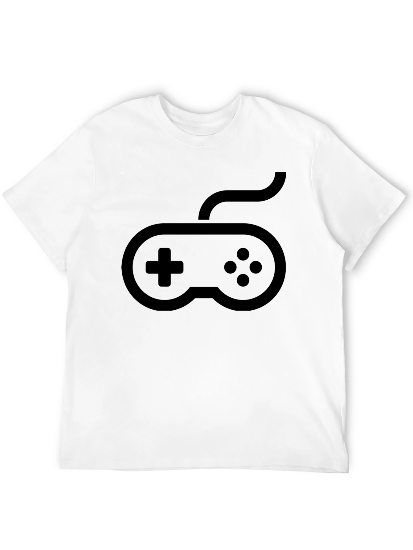 Gaming Controller Graphic T-Shirt - Black
