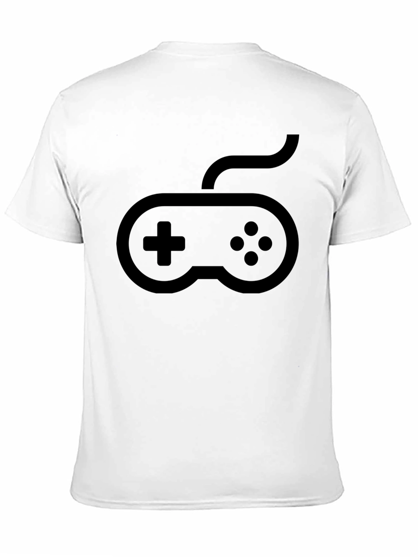Gaming Controller Graphic T-Shirt - Black