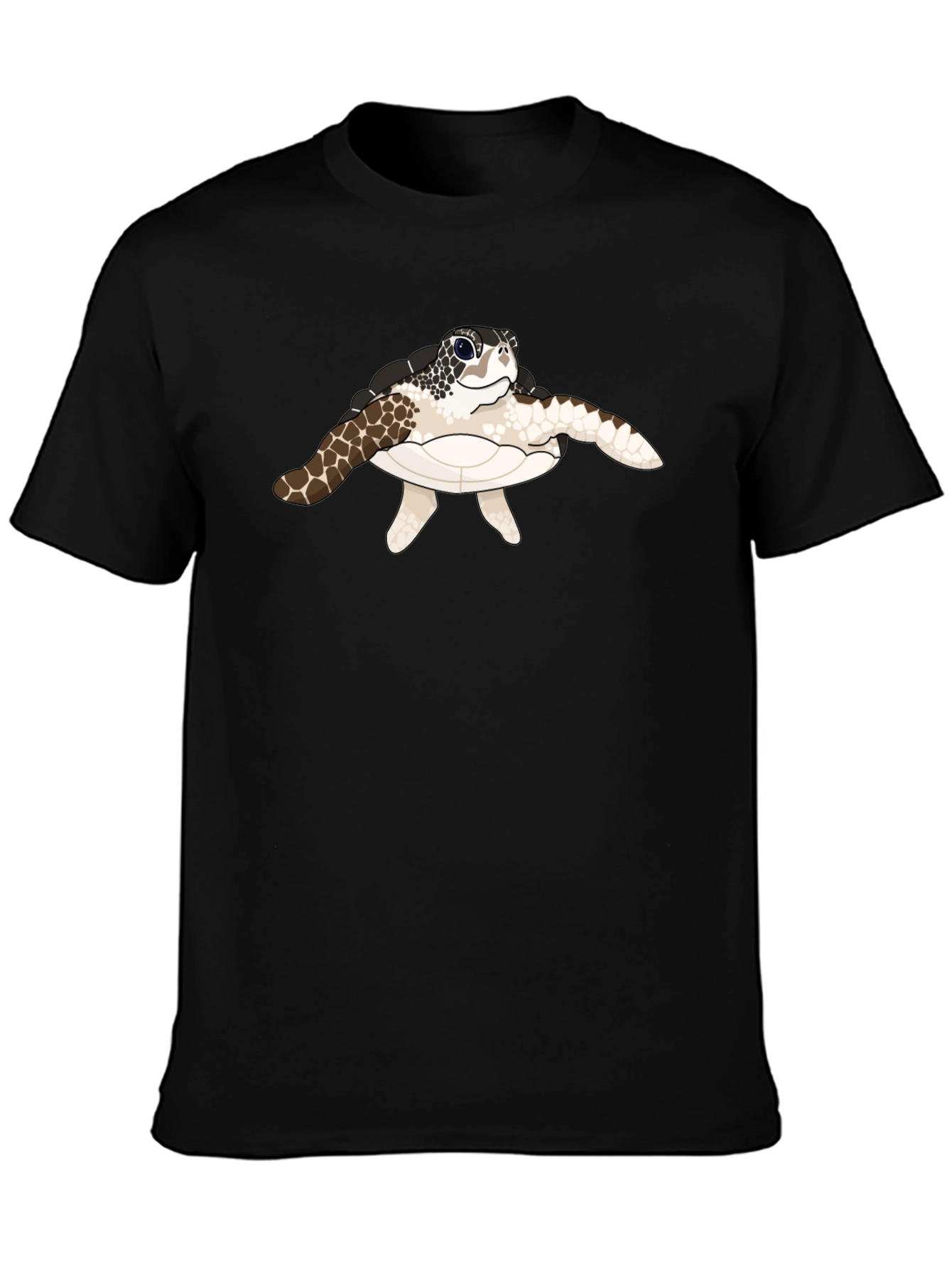 Turtle Graphic T-Shirt - Stylish Black Tee