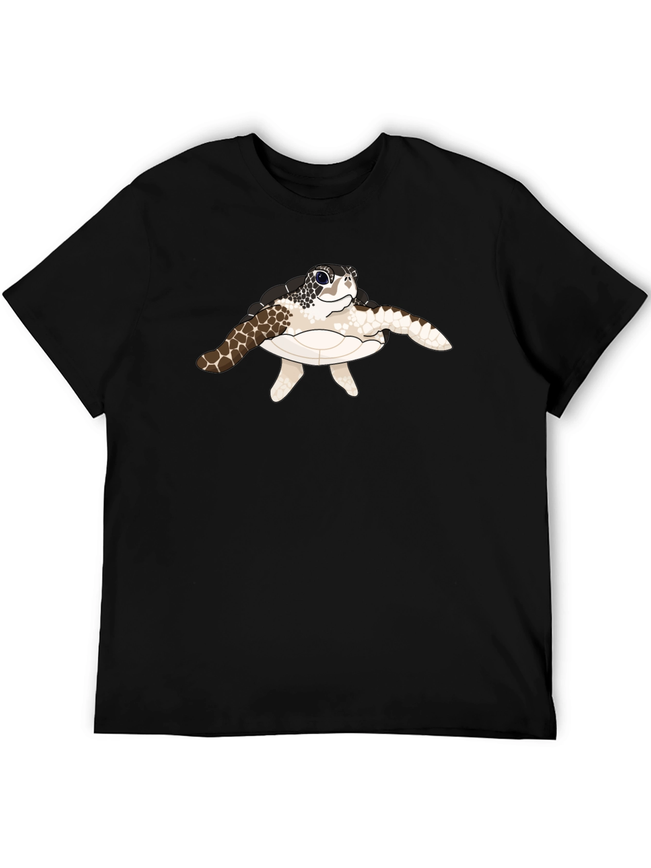 Turtle Graphic T-Shirt - Stylish Black Tee