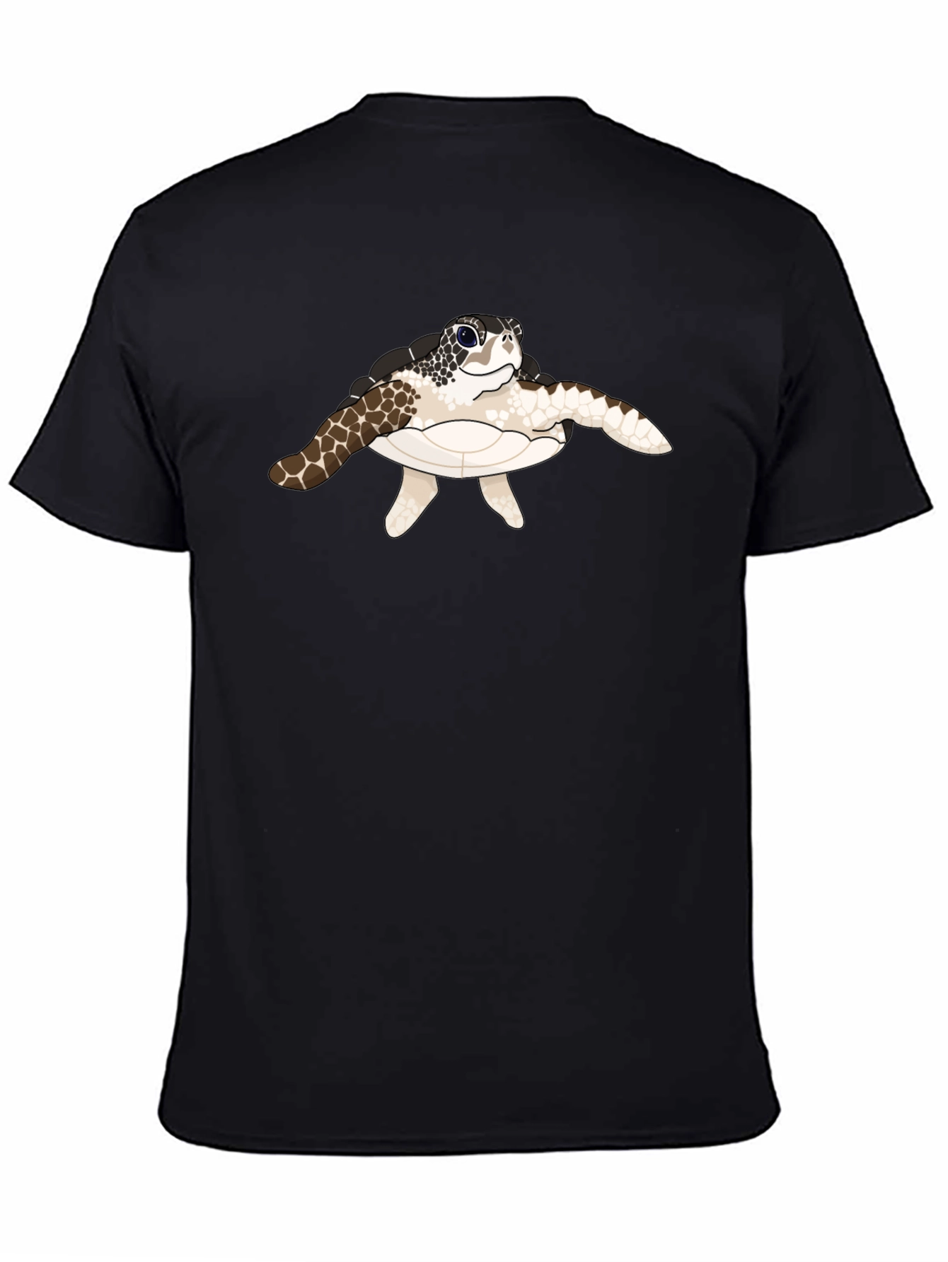 Turtle Graphic T-Shirt - Stylish Black Tee