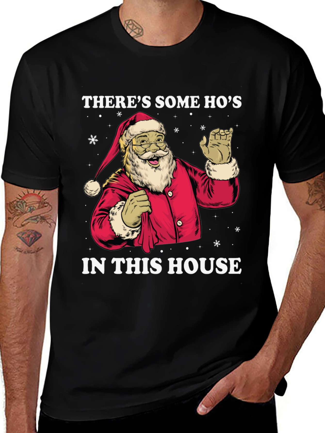 Funny Christmas Santa T-Shirt