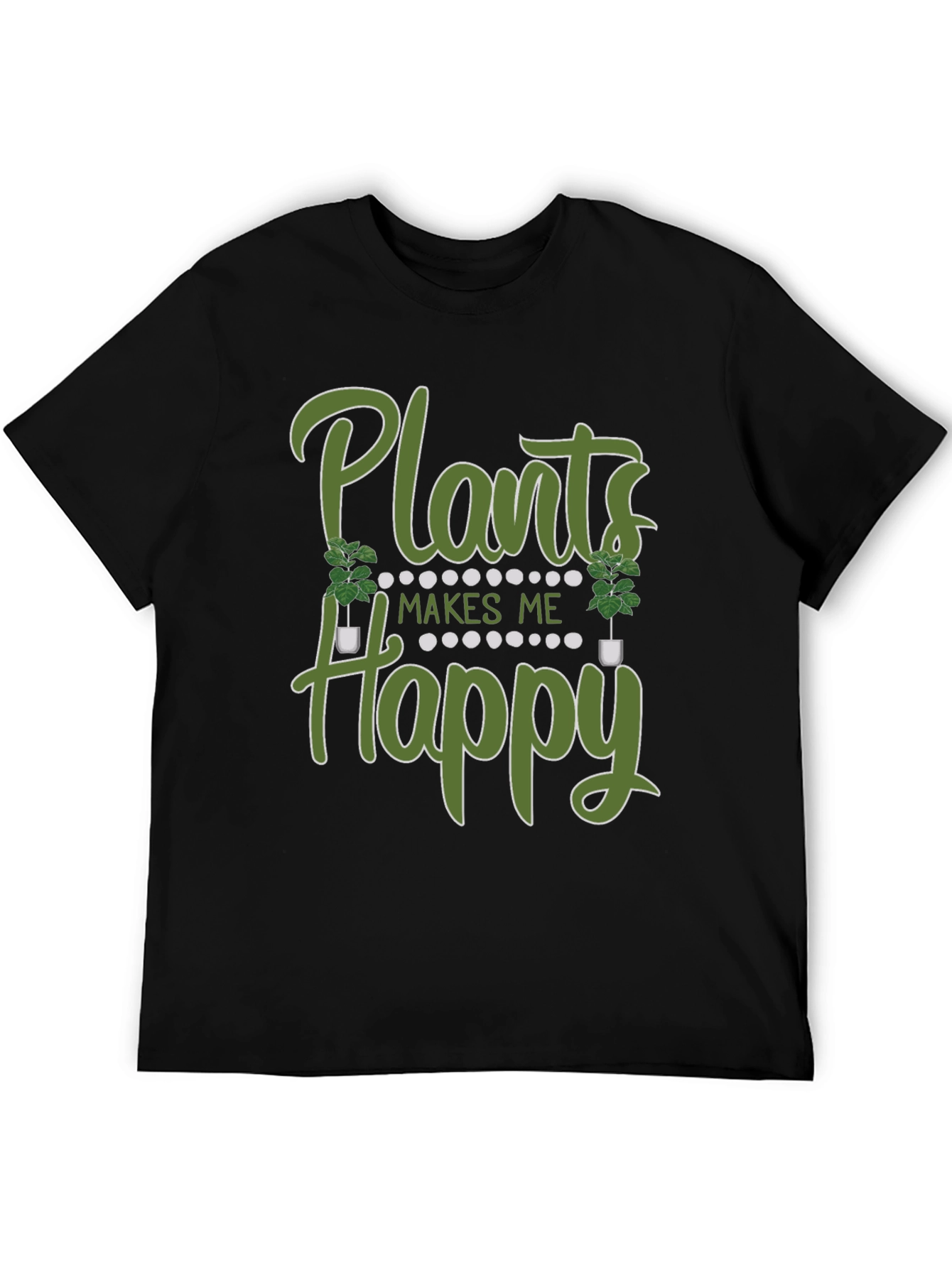 Plants Make Me Happy Graphic T-Shirt