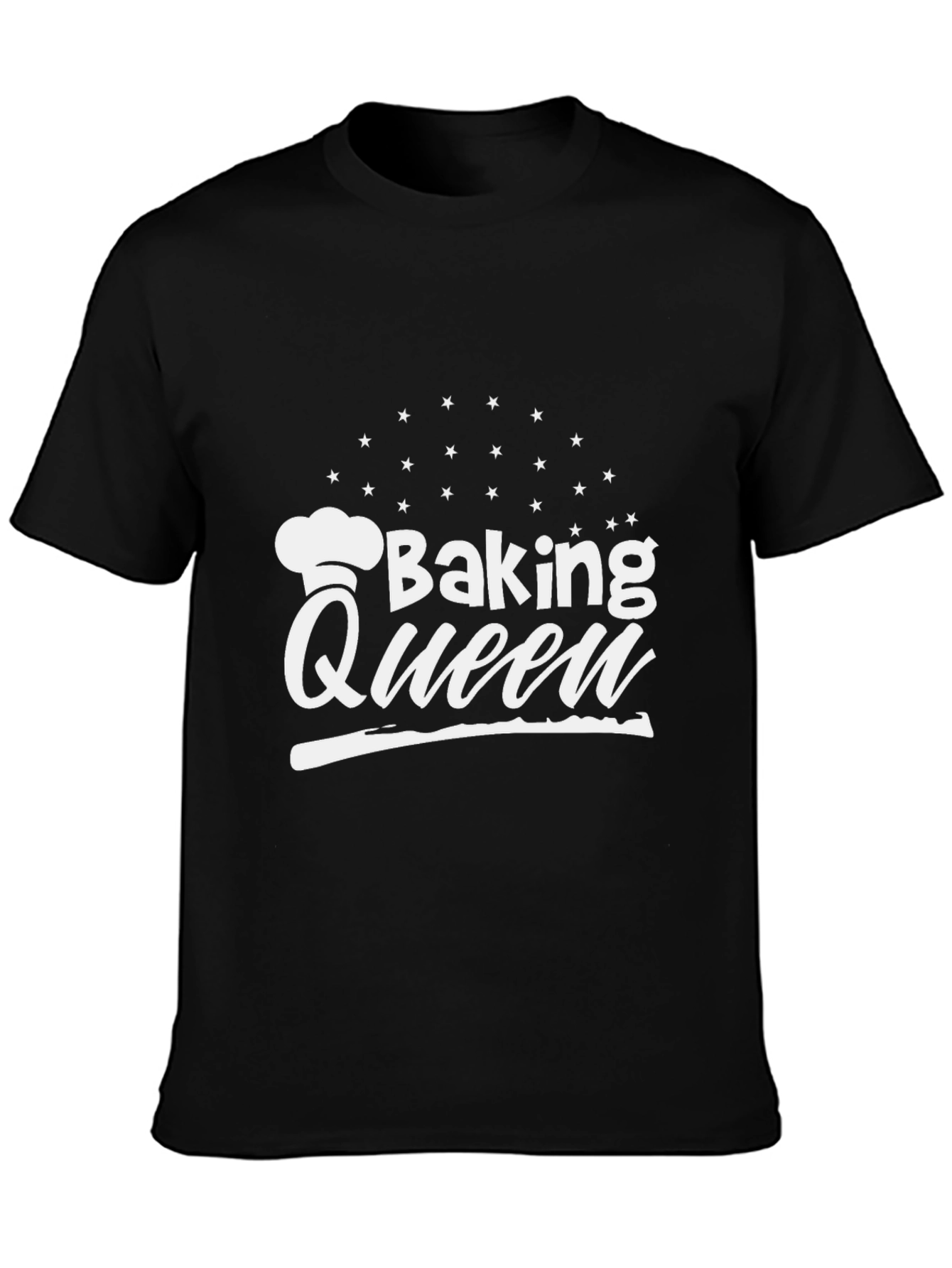 Baking Queen Graphic T-Shirt - Stylish Chef Apparel
