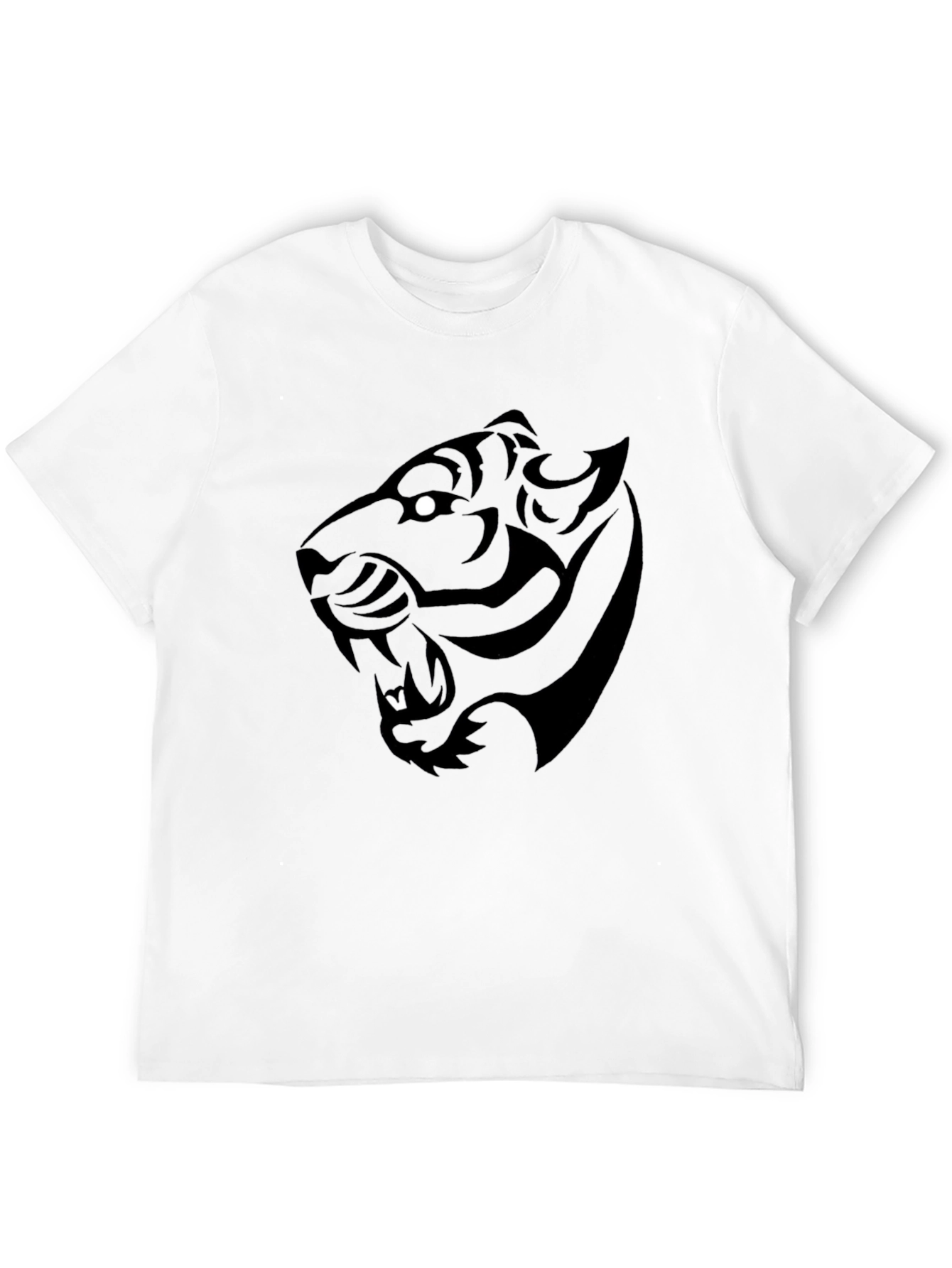 Black Tiger Graphic Tee - Bold Style