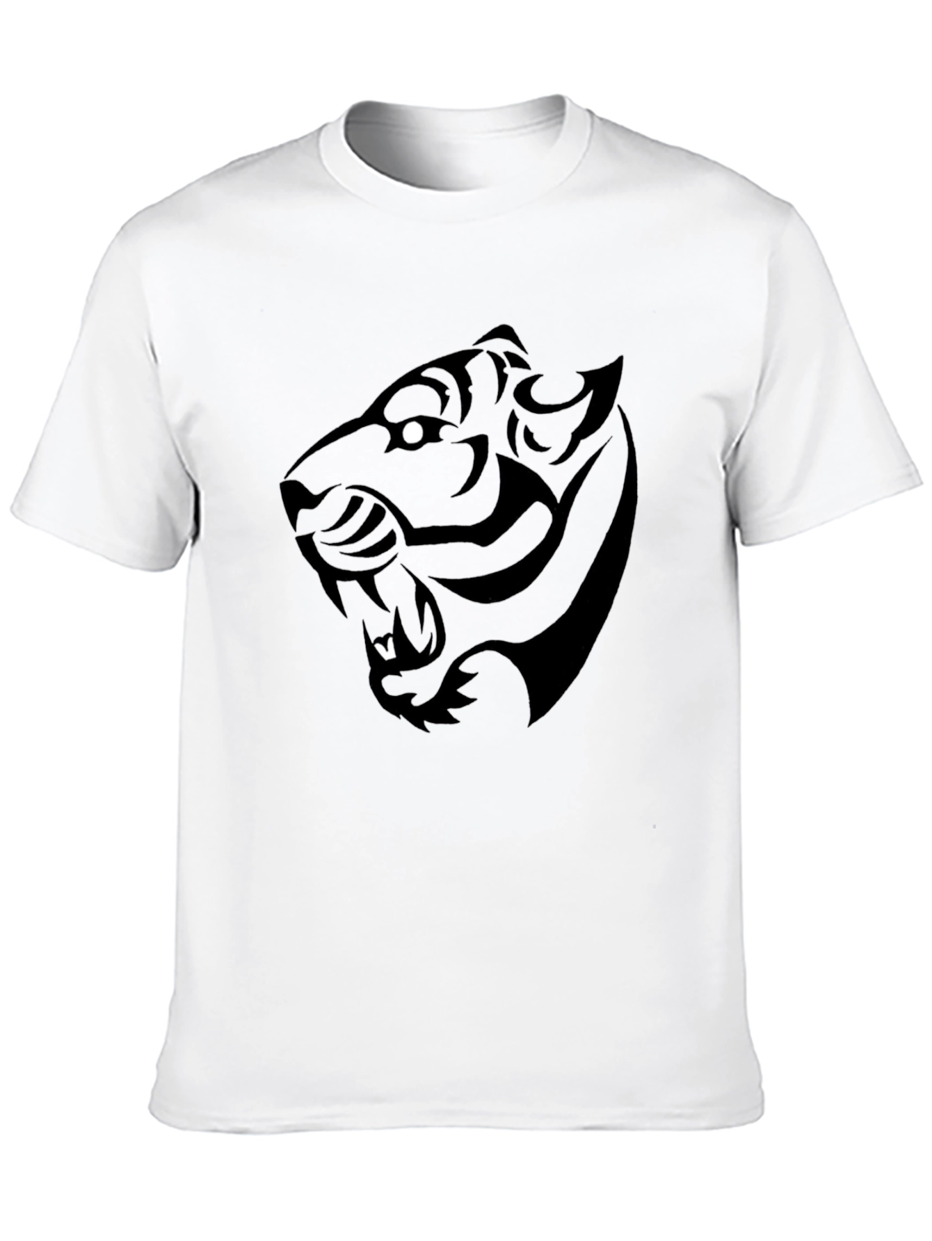 Black Tiger Graphic Tee - Bold Style