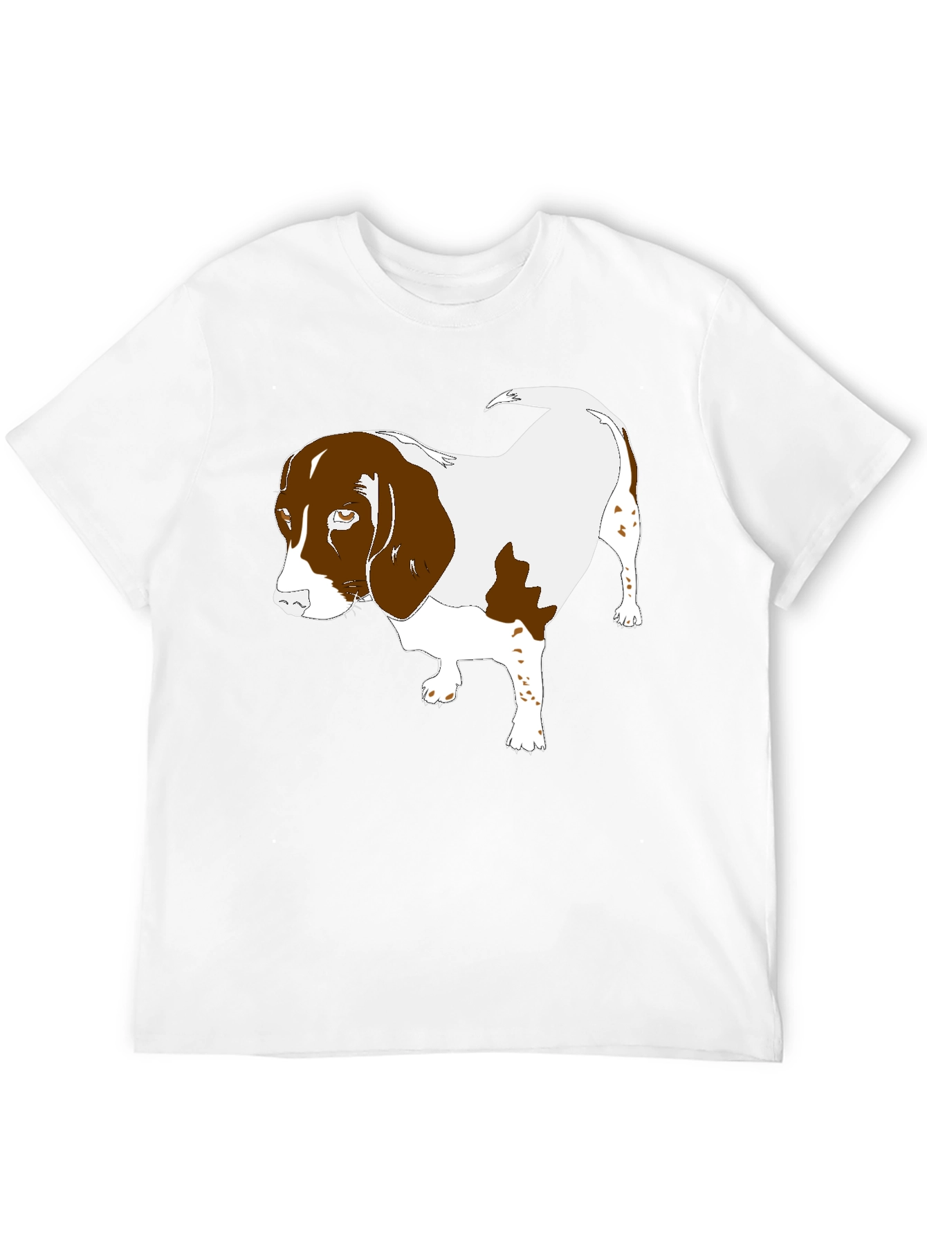 Beagle Dog Graphic Black T-Shirt