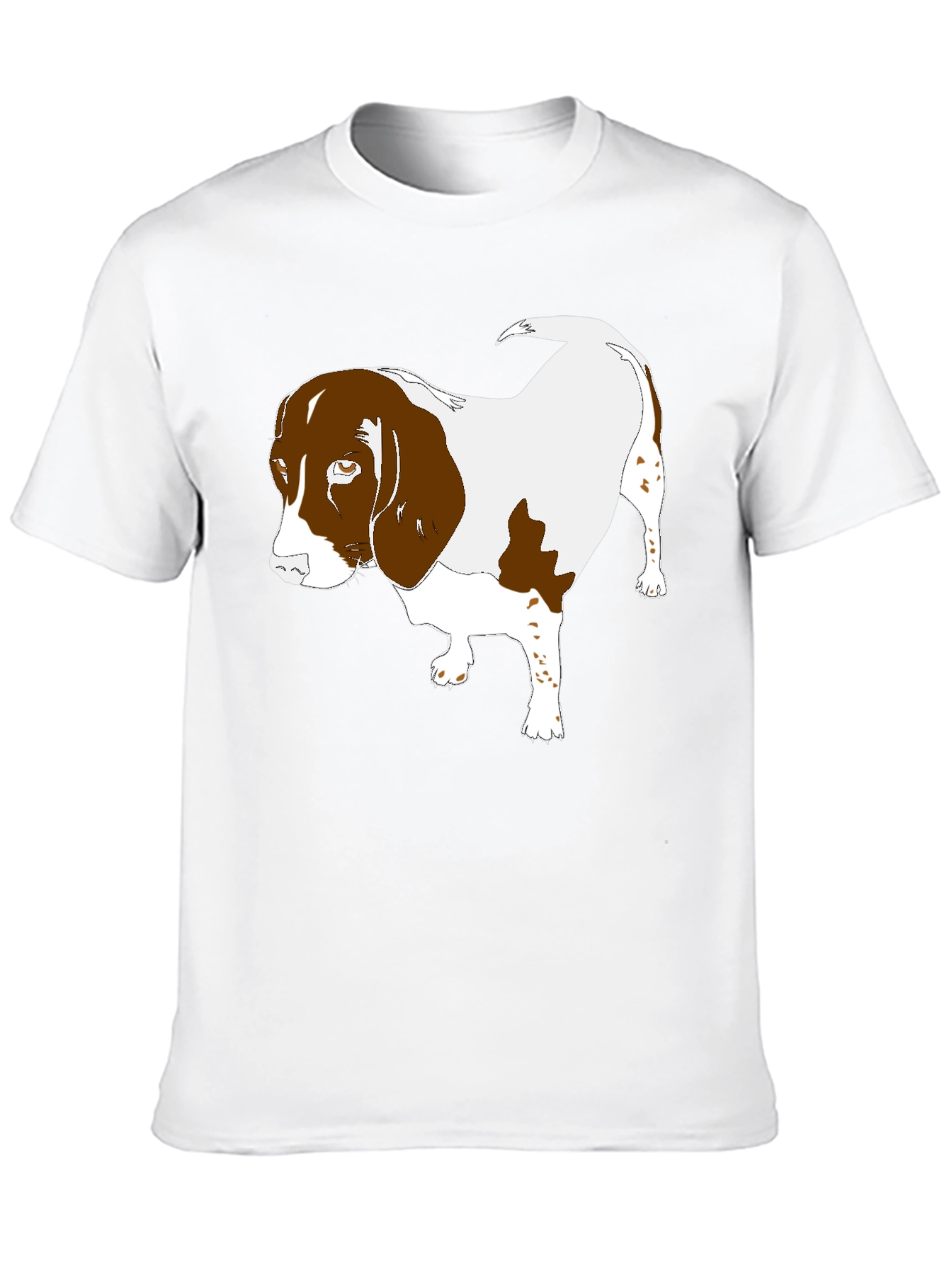 Beagle Dog Graphic Black T-Shirt