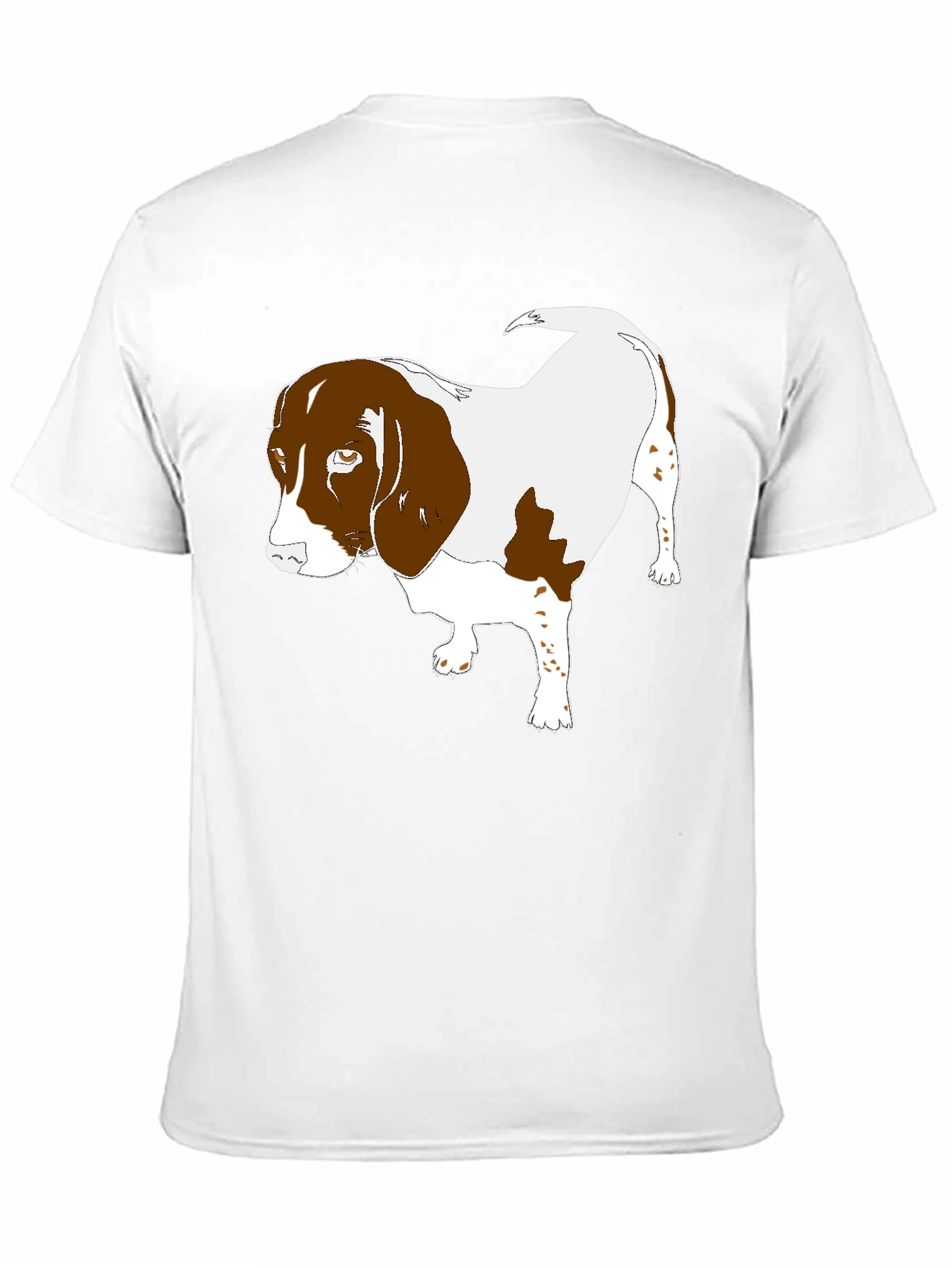 Beagle Dog Graphic Black T-Shirt