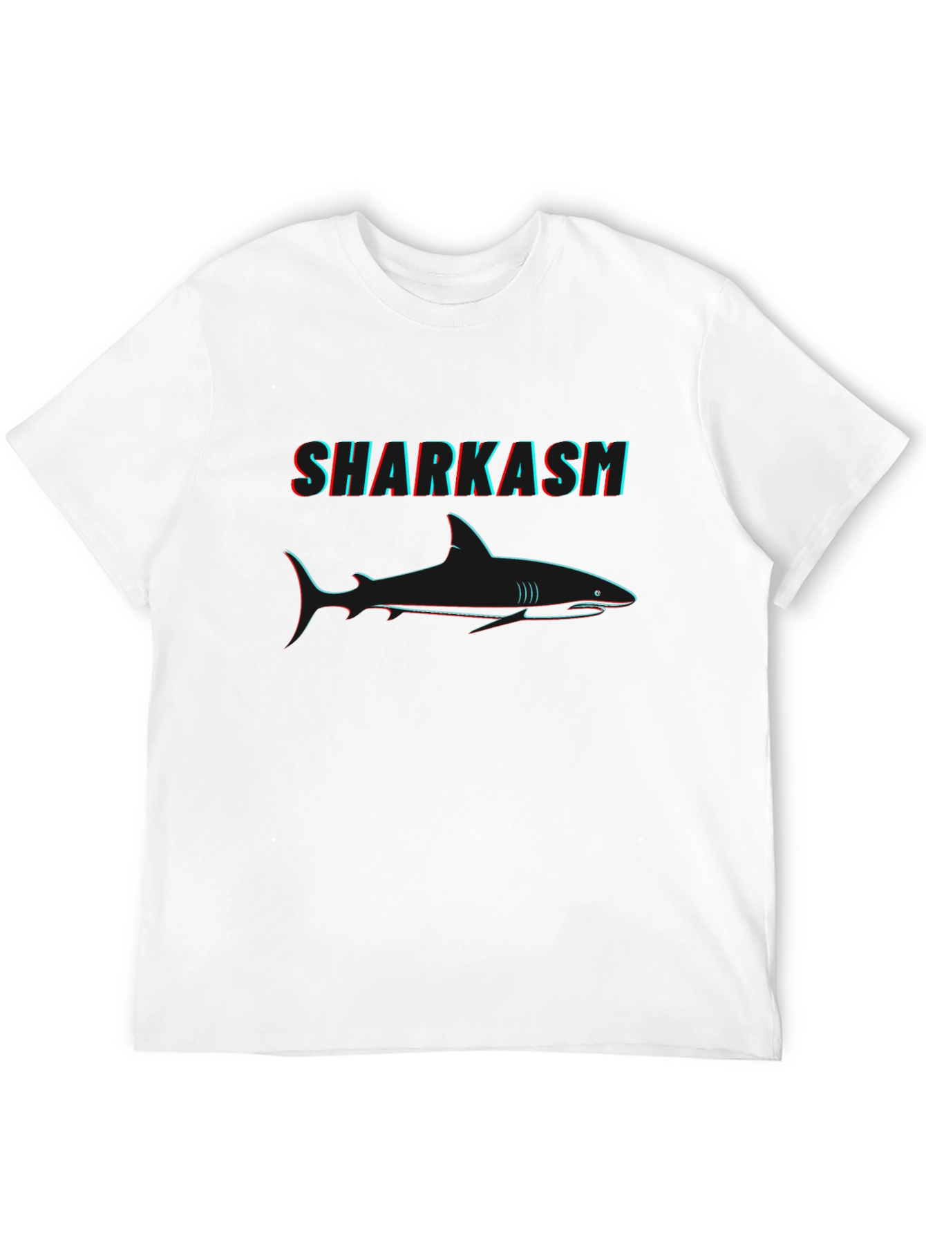 Sharkasm Graphic Tee - Black