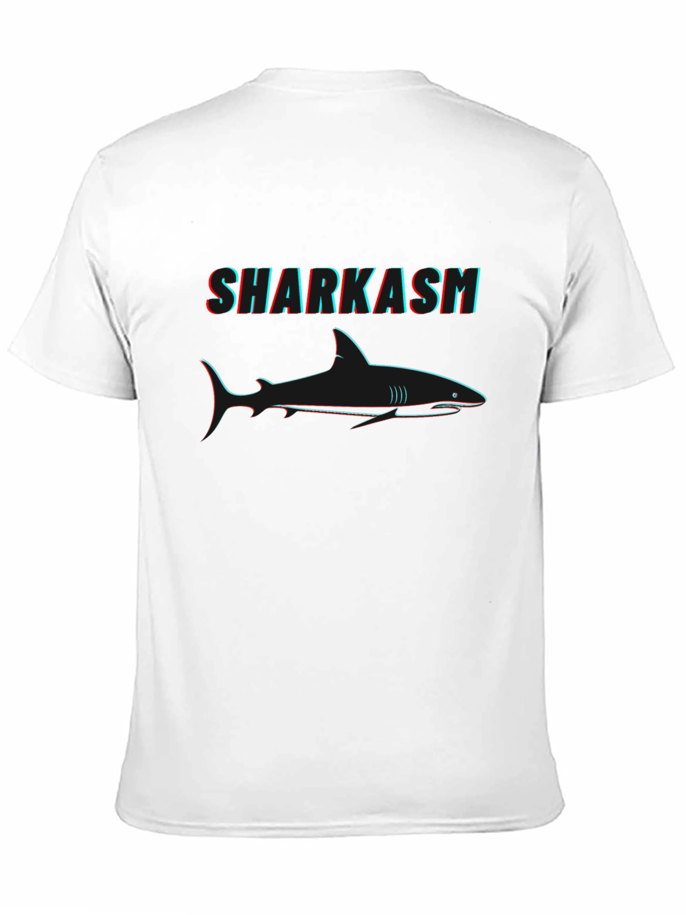 Sharkasm Graphic Tee - Black
