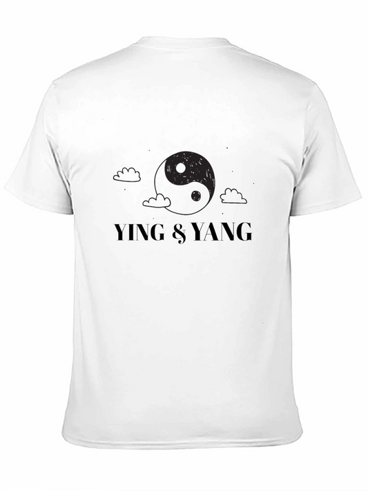 Ying & Yang Graphic Tee - Unisex Black T-Shirt