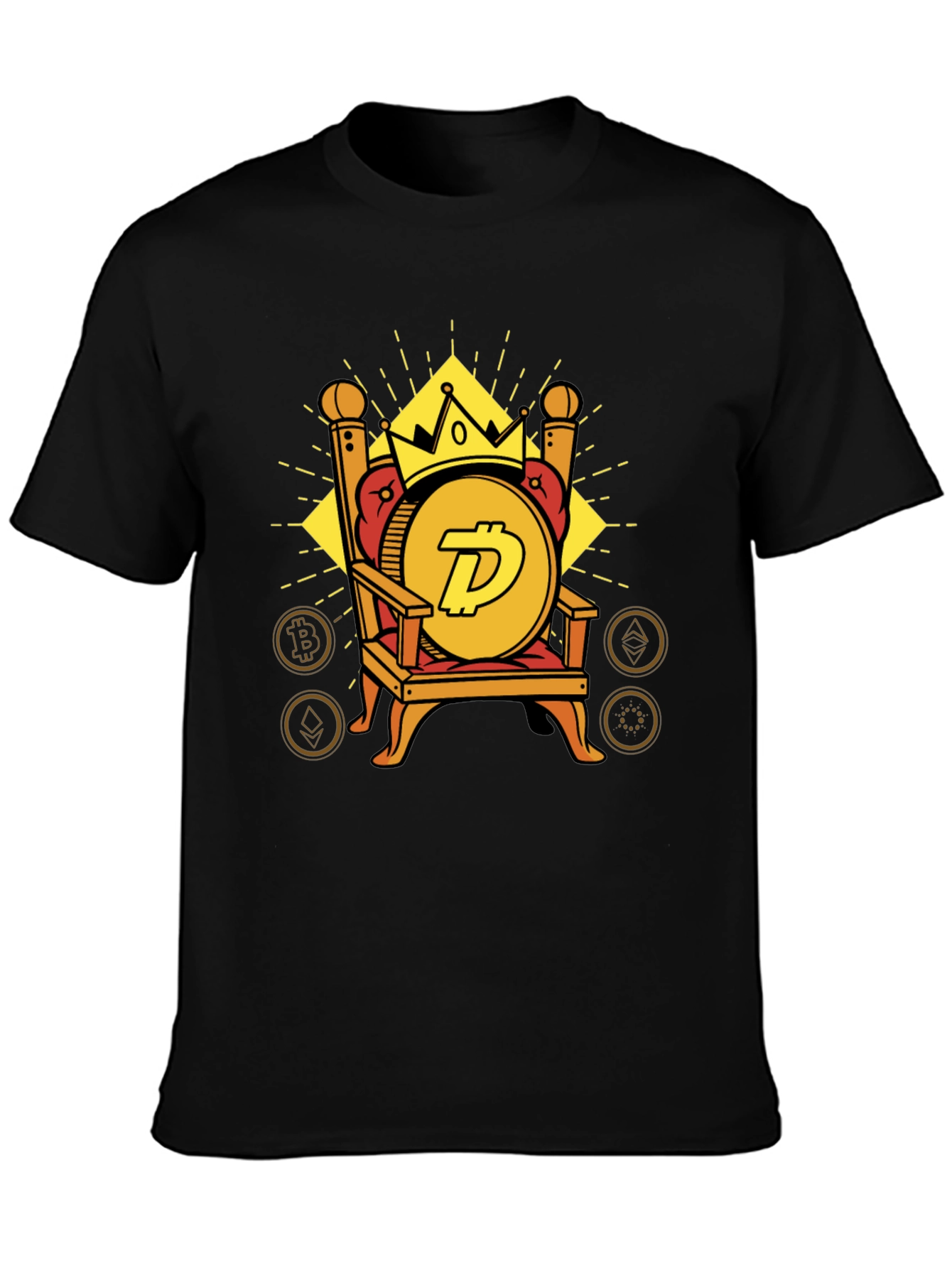 Doge King T-Shirt - Crypto Throne Tee