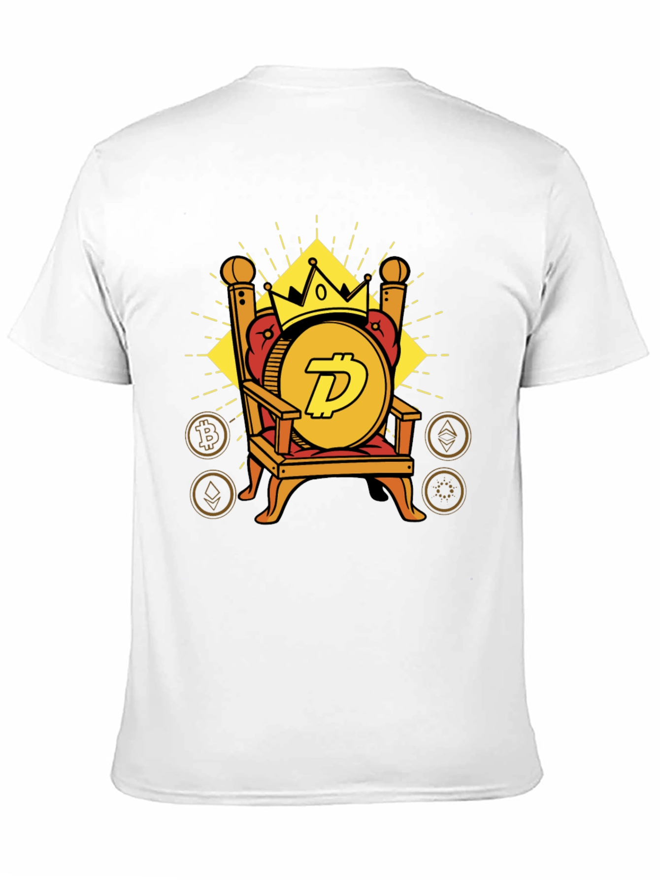 Doge King T-Shirt - Crypto Throne Tee