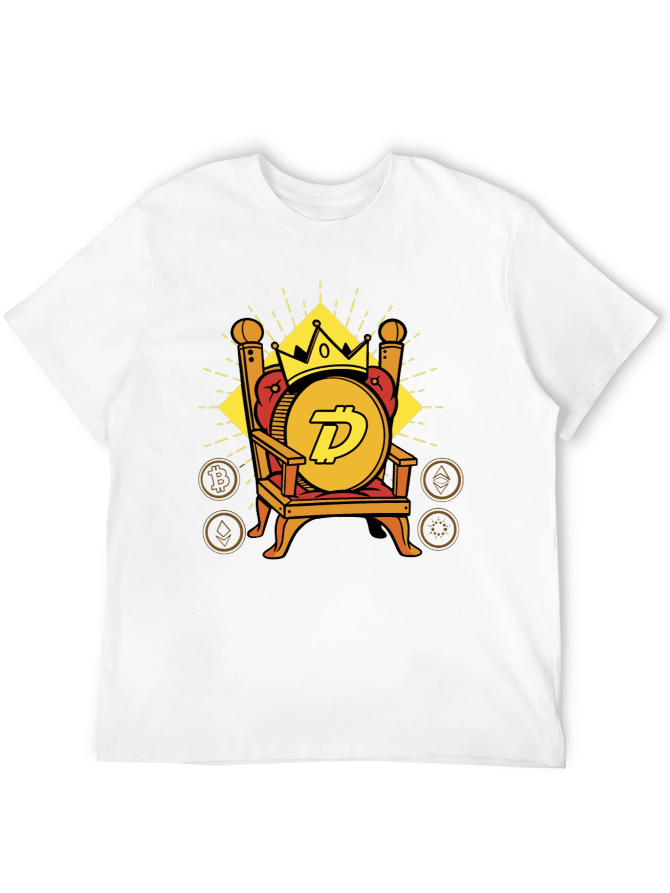 Doge King T-Shirt - Crypto Throne Tee