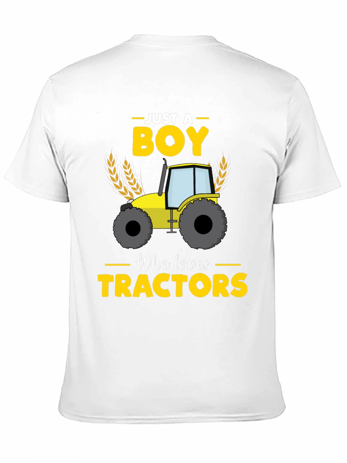 Boy Who Loves Tractors Graphic Tee