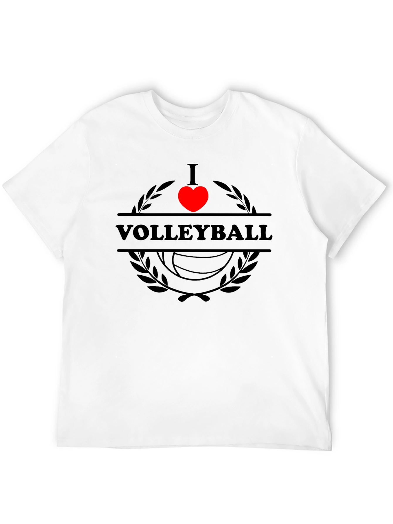 I Heart Volleyball T-Shirt - Stylish Sportswear