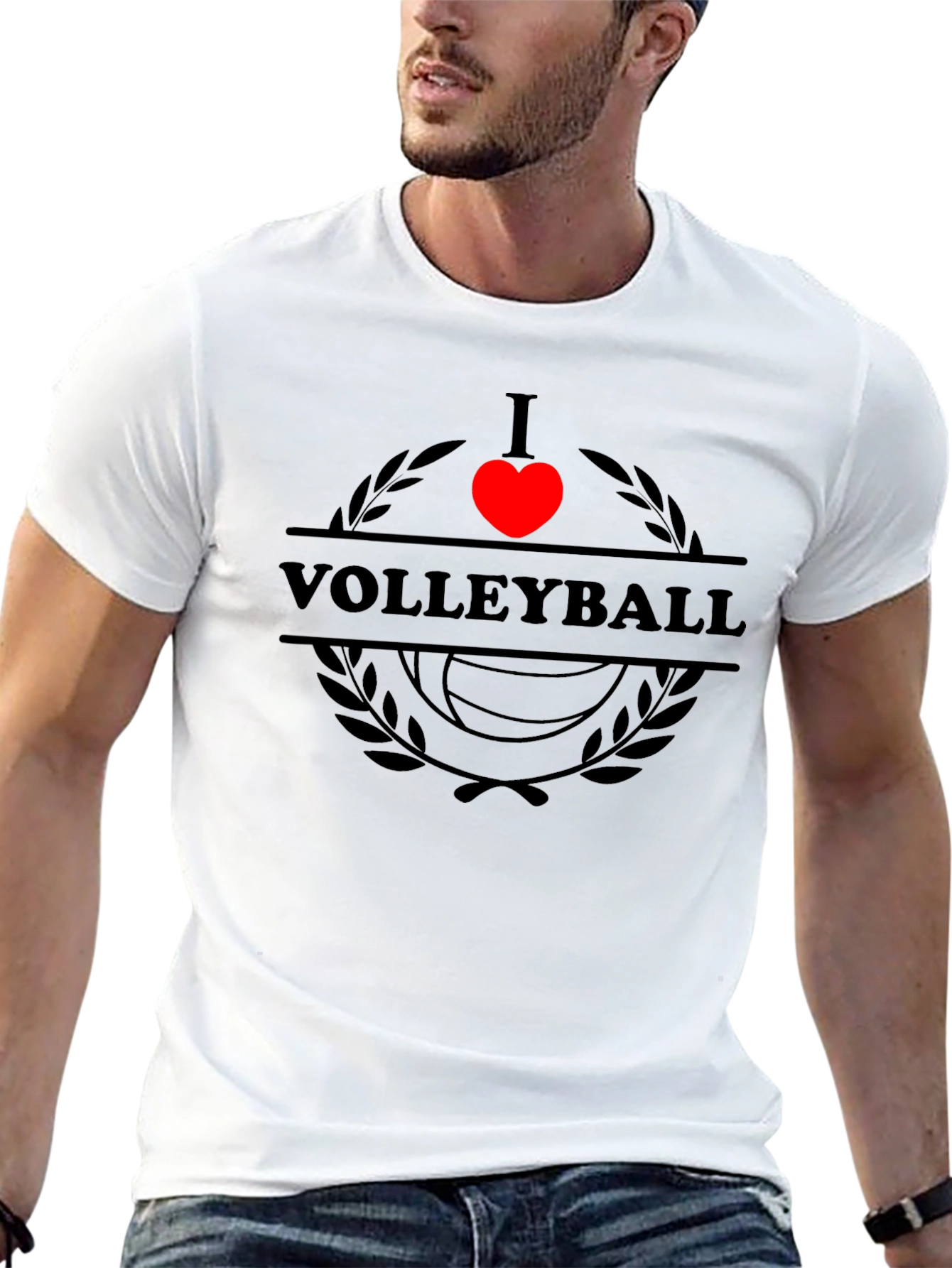 I Heart Volleyball T-Shirt - Stylish Sportswear