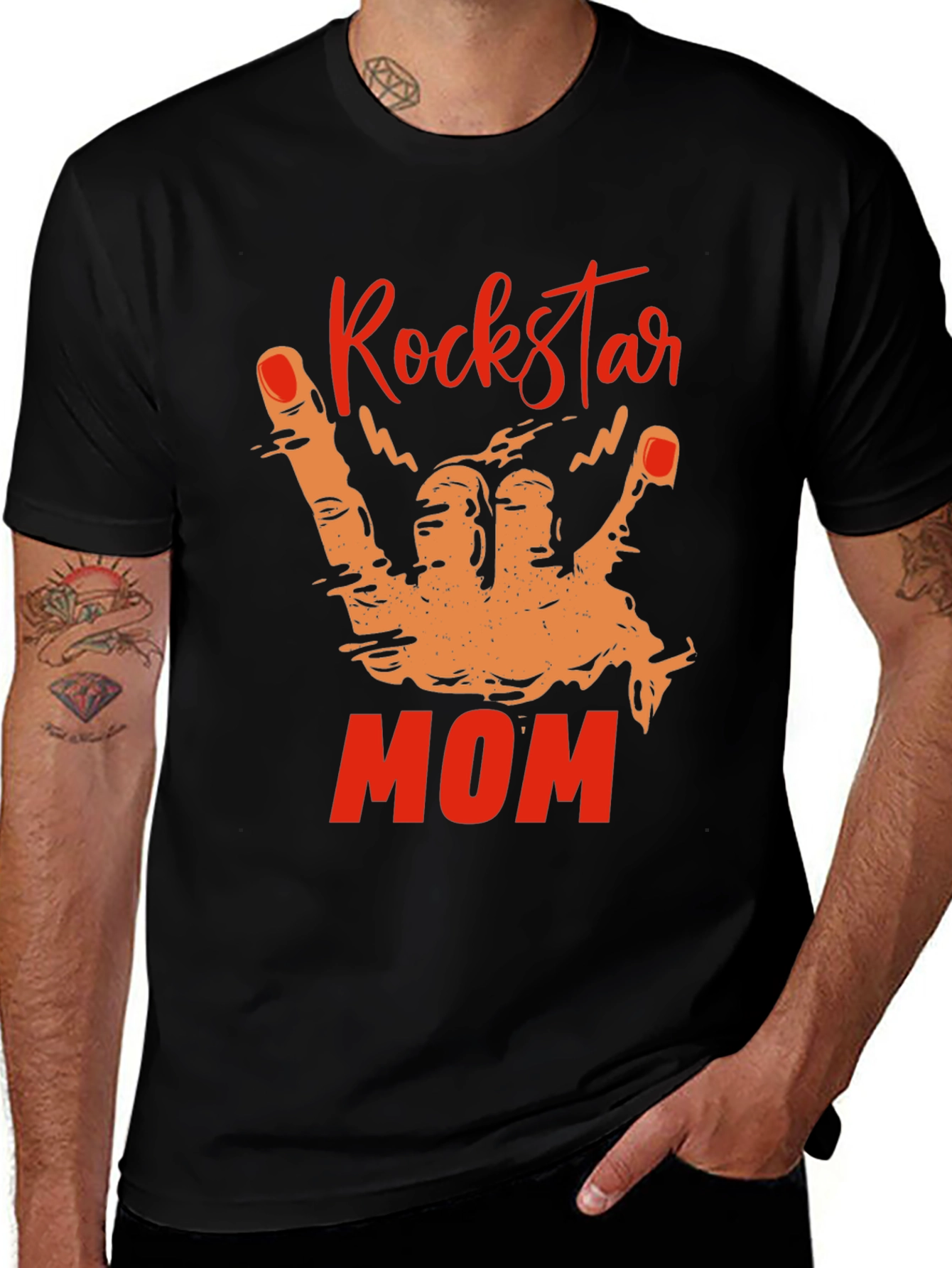 Rockstar Mom T-Shirt - Graphic Tee