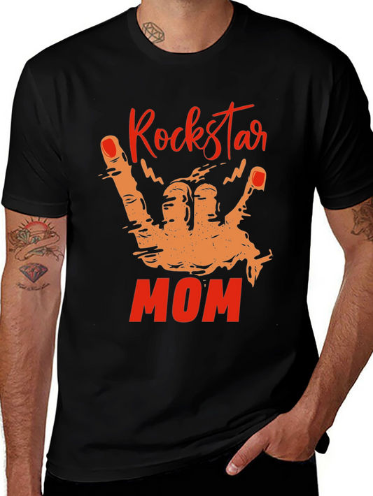 Rockstar Mom T-Shirt - Graphic Tee