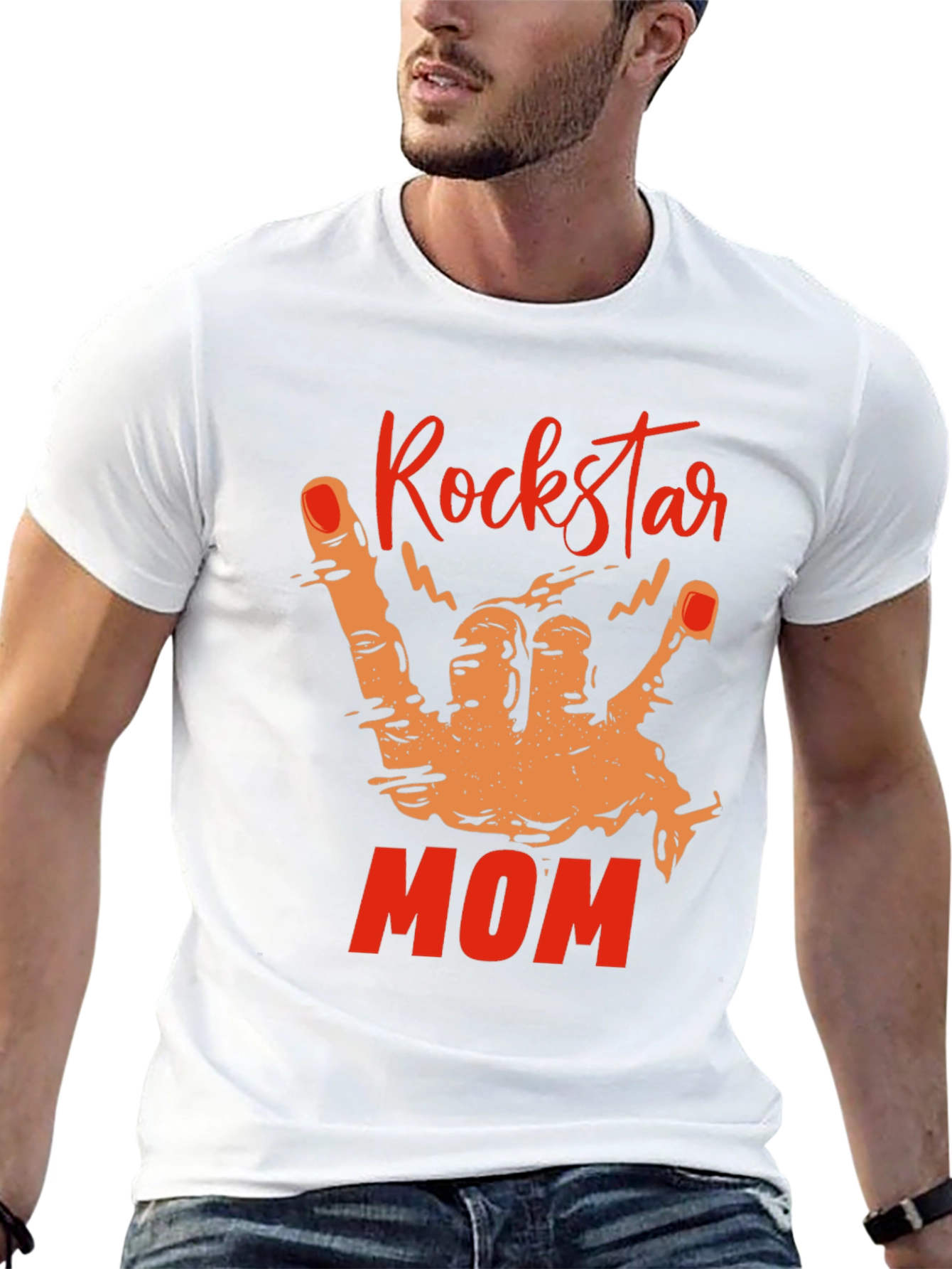 Rockstar Mom T-Shirt - Graphic Tee