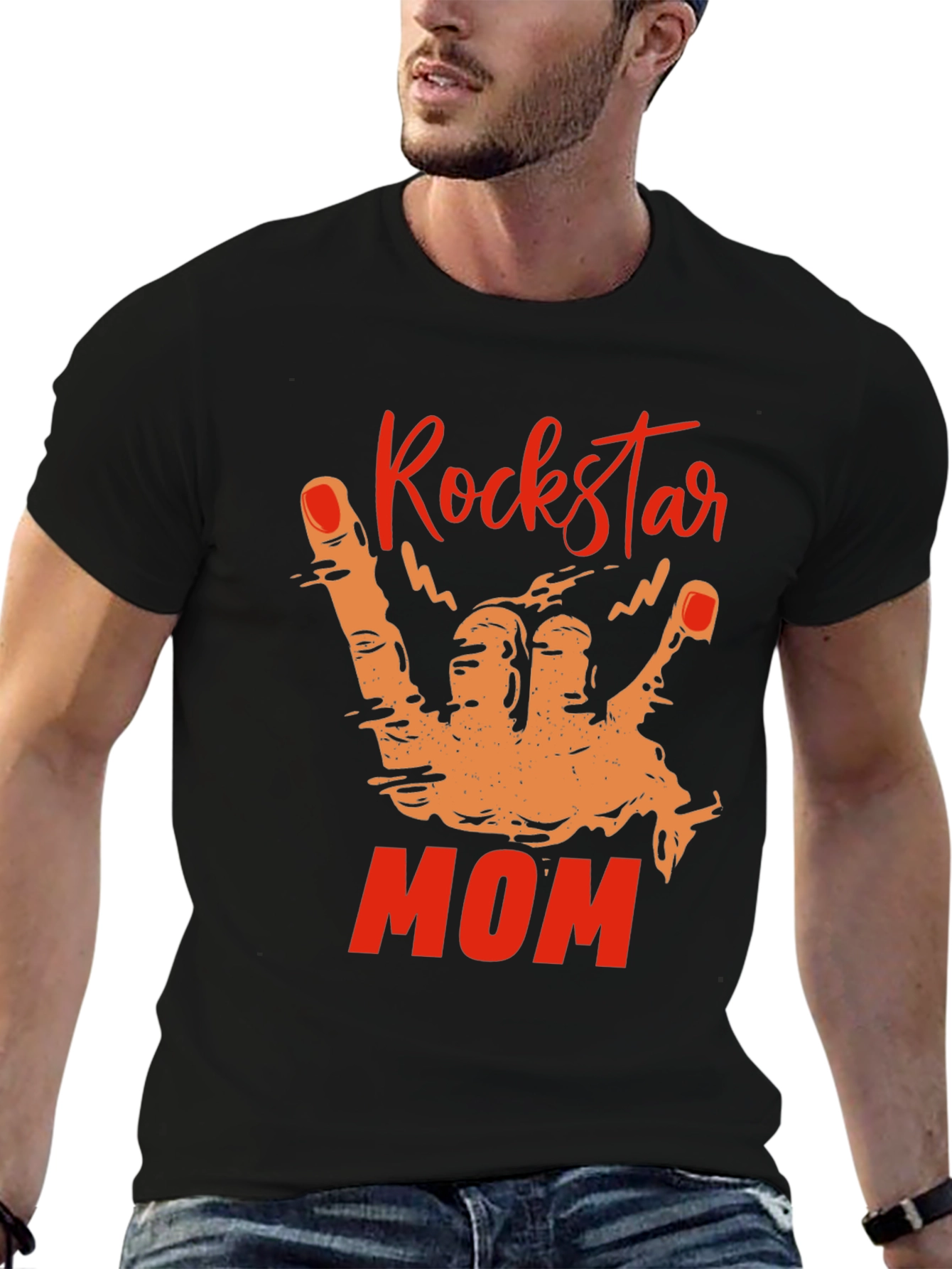 Rockstar Mom T-Shirt - Graphic Tee