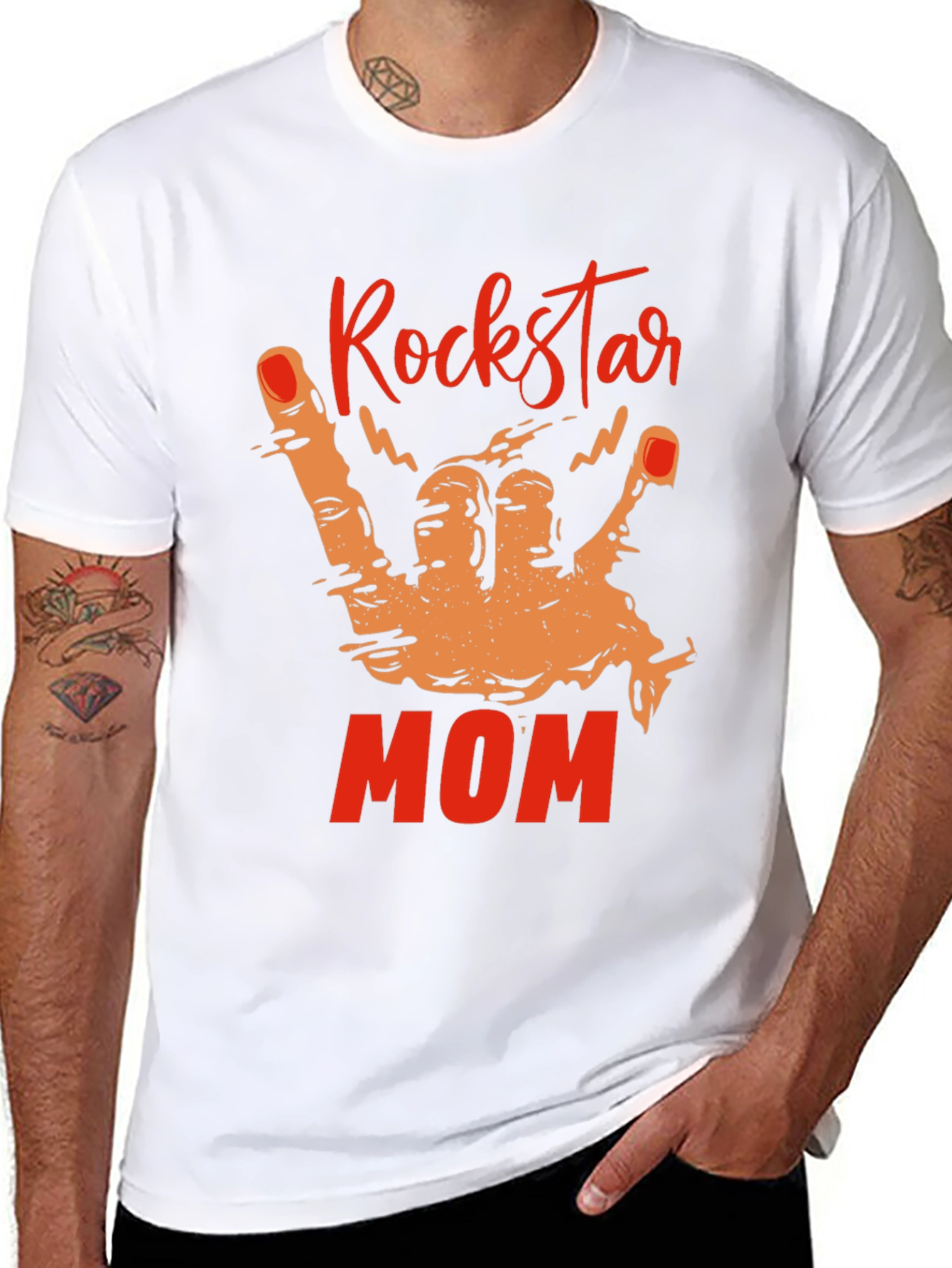 Rockstar Mom T-Shirt - Graphic Tee