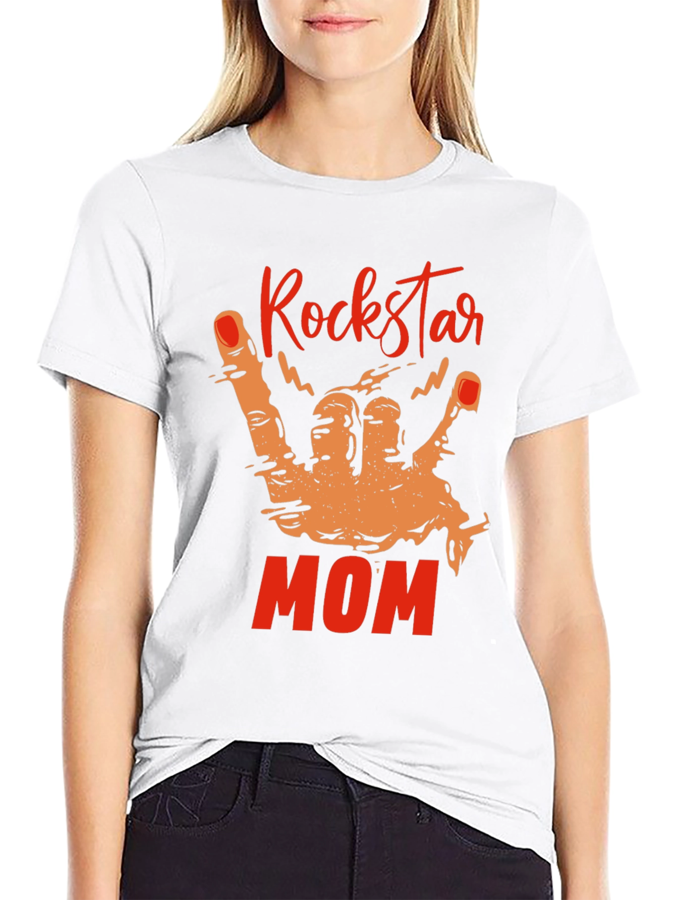 Rockstar Mom T-Shirt - Graphic Tee