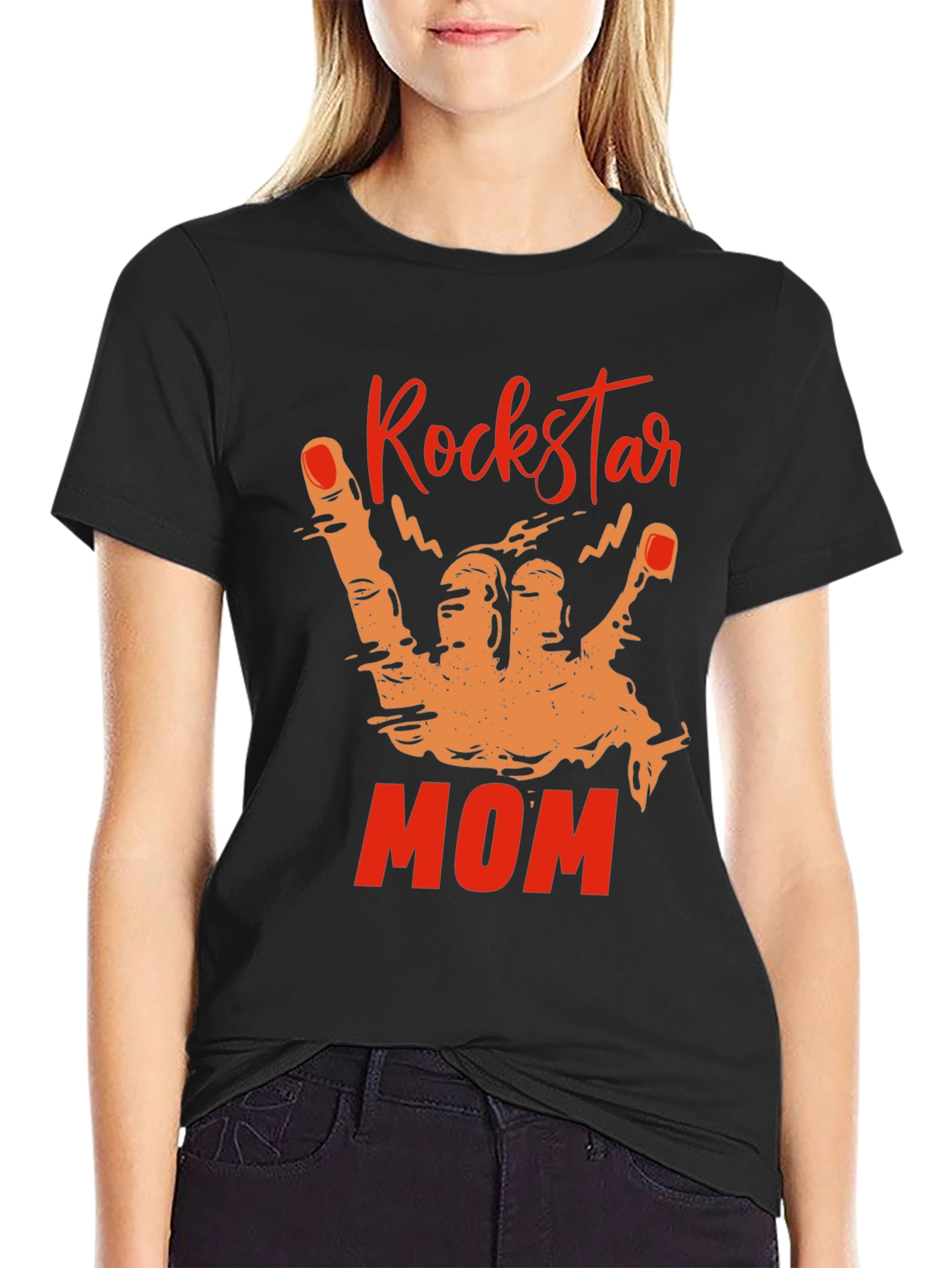 Rockstar Mom T-Shirt - Graphic Tee