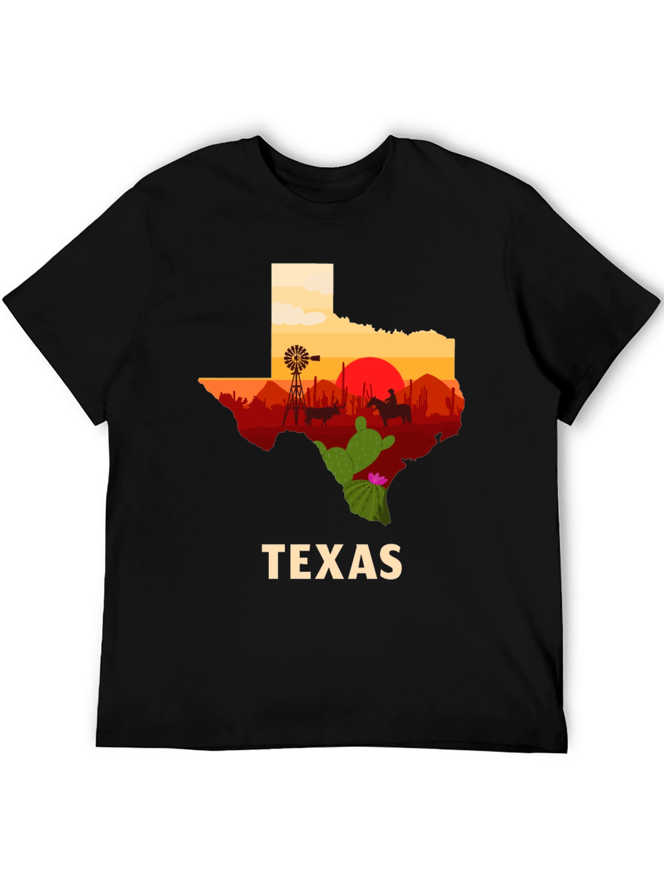 Texas Silhouette Graphic T-Shirt