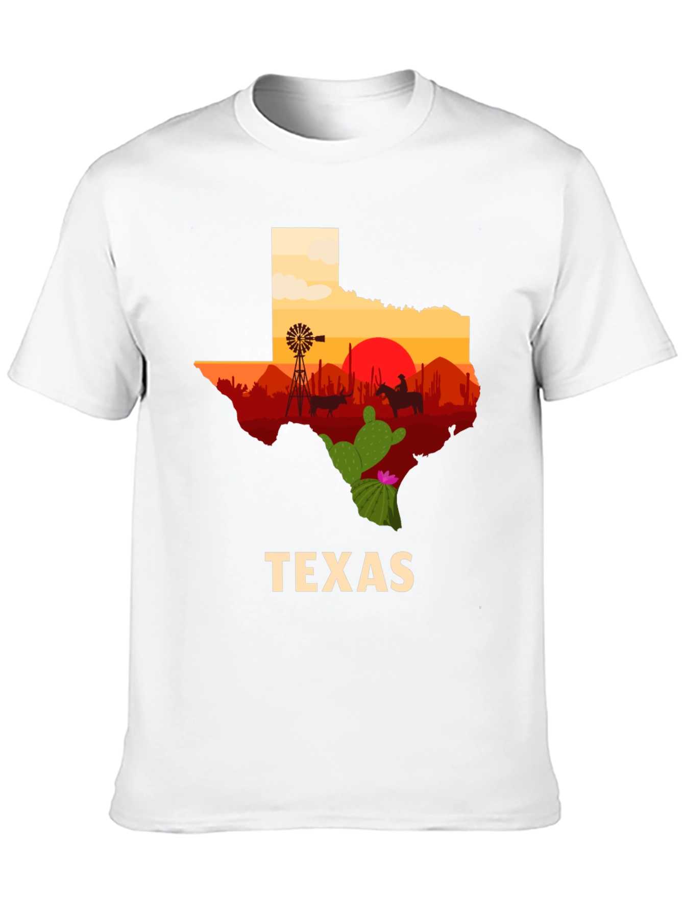 Texas Silhouette Graphic T-Shirt