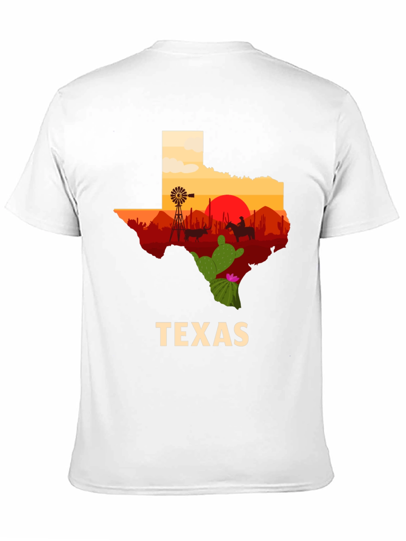Texas Silhouette Graphic T-Shirt