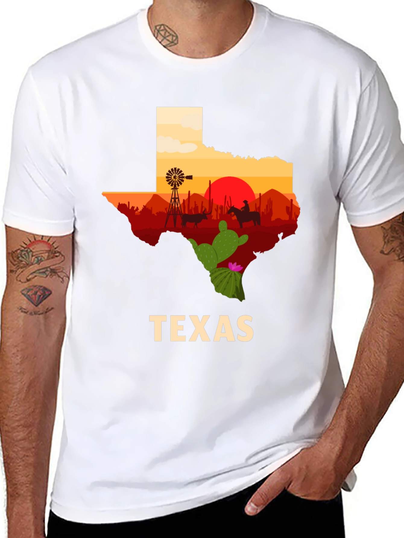 Texas Silhouette Graphic T-Shirt