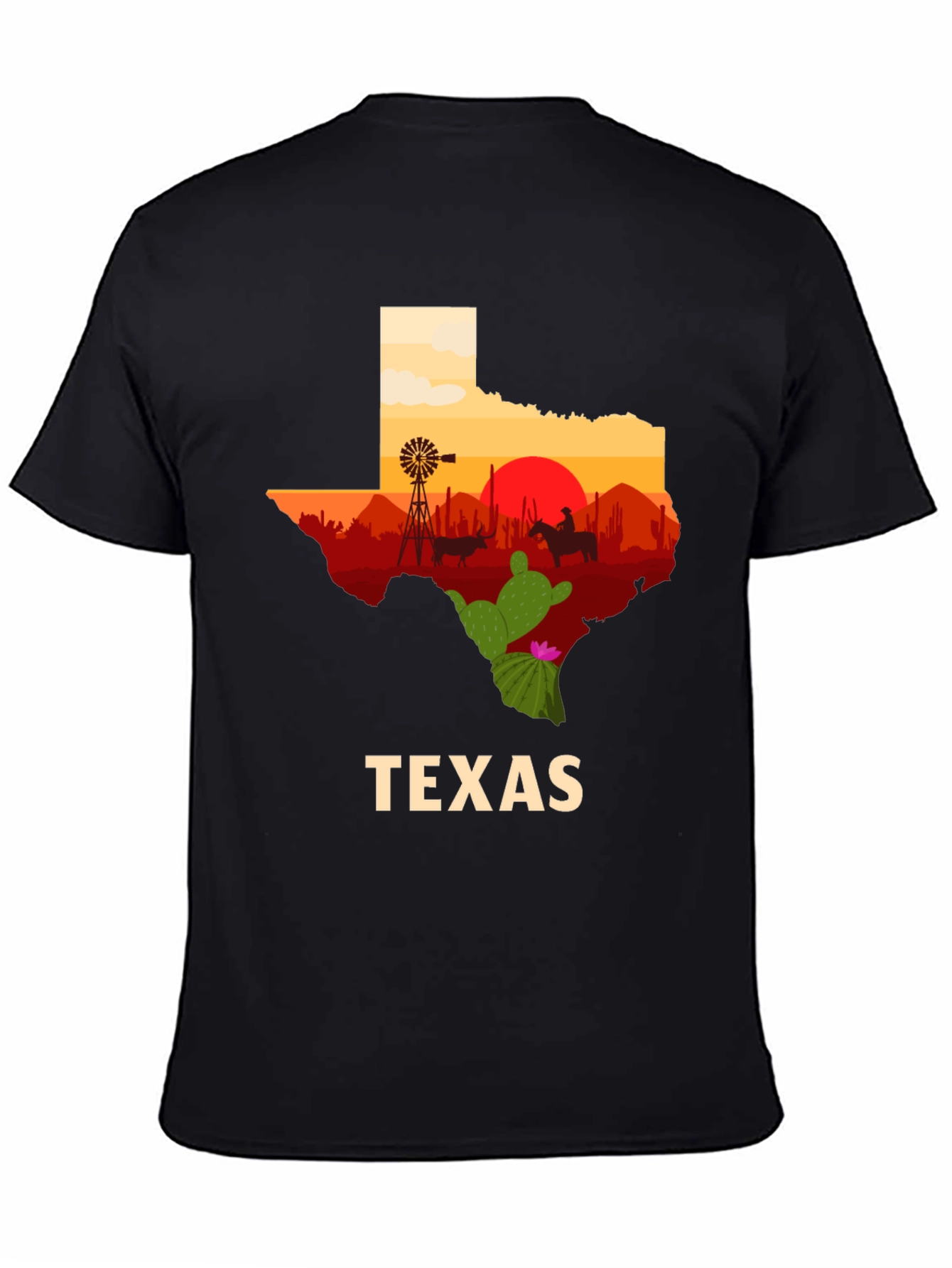 Texas Silhouette Graphic T-Shirt