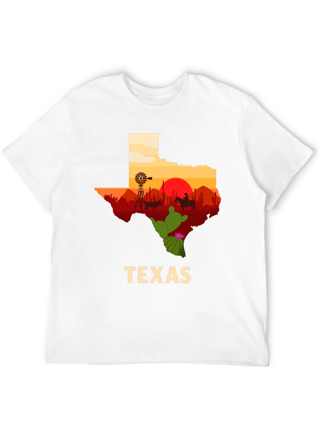 Texas Silhouette Graphic T-Shirt