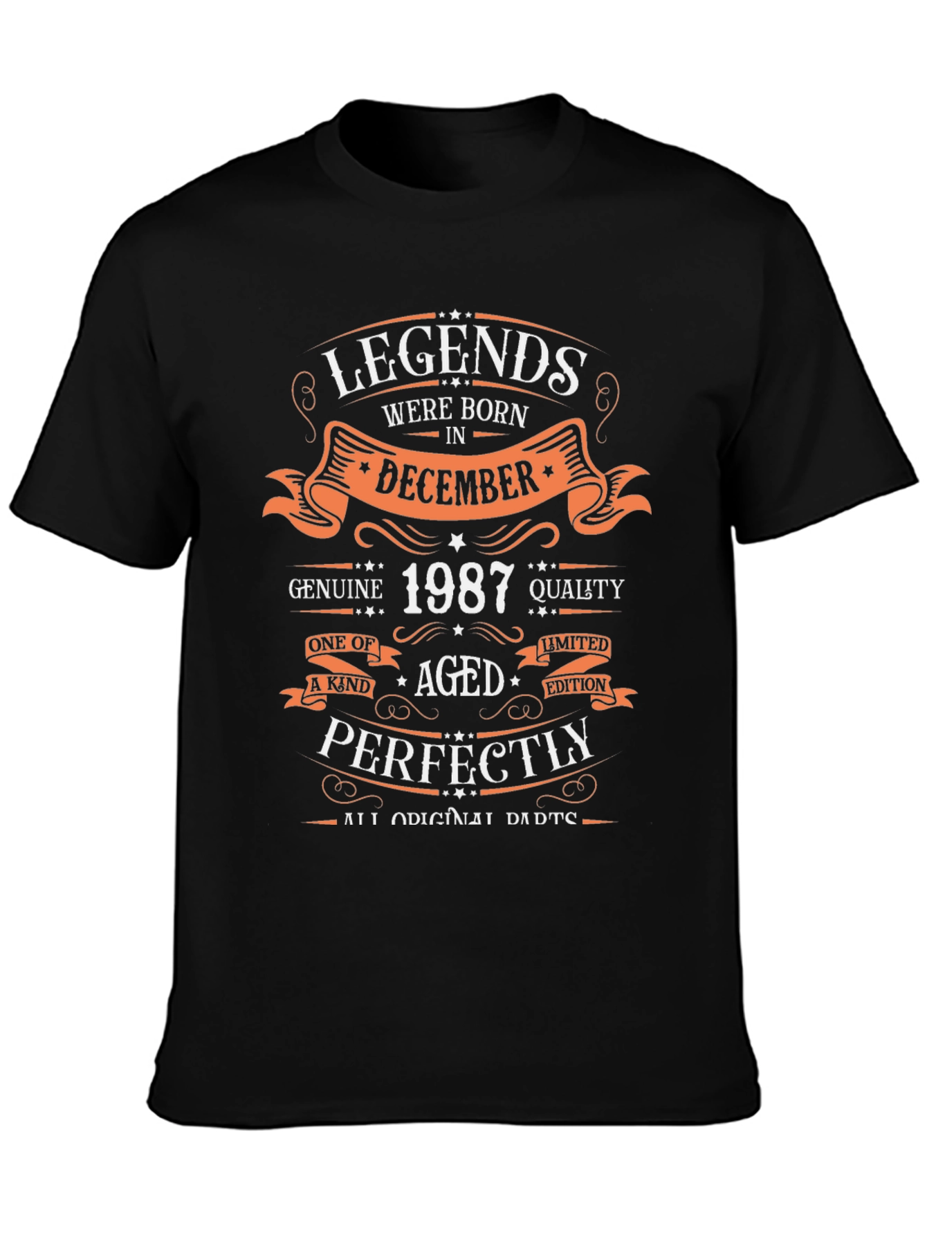 Legends Born in December 1987 Graphic T-Shirt
