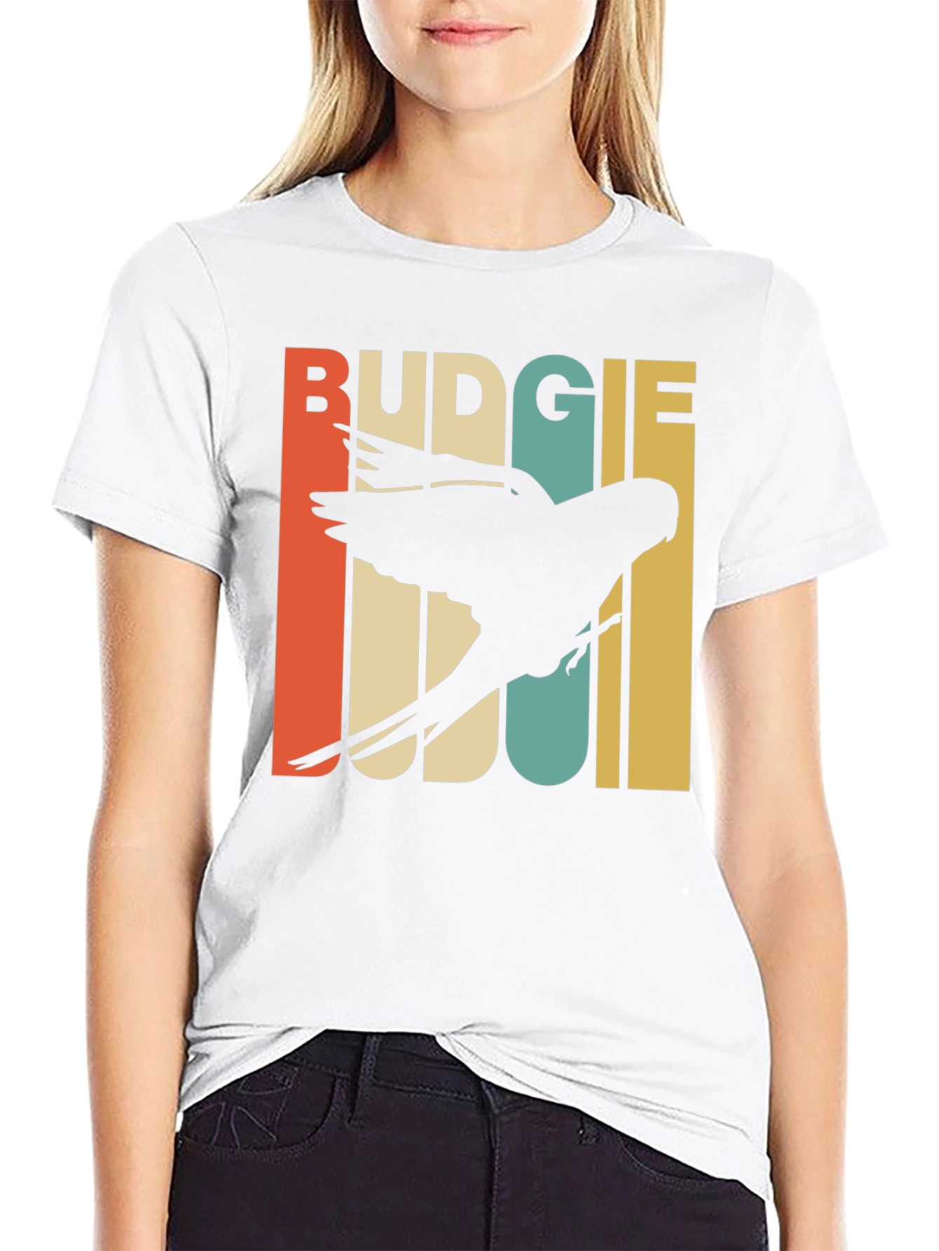 Retro Budgie T-Shirt