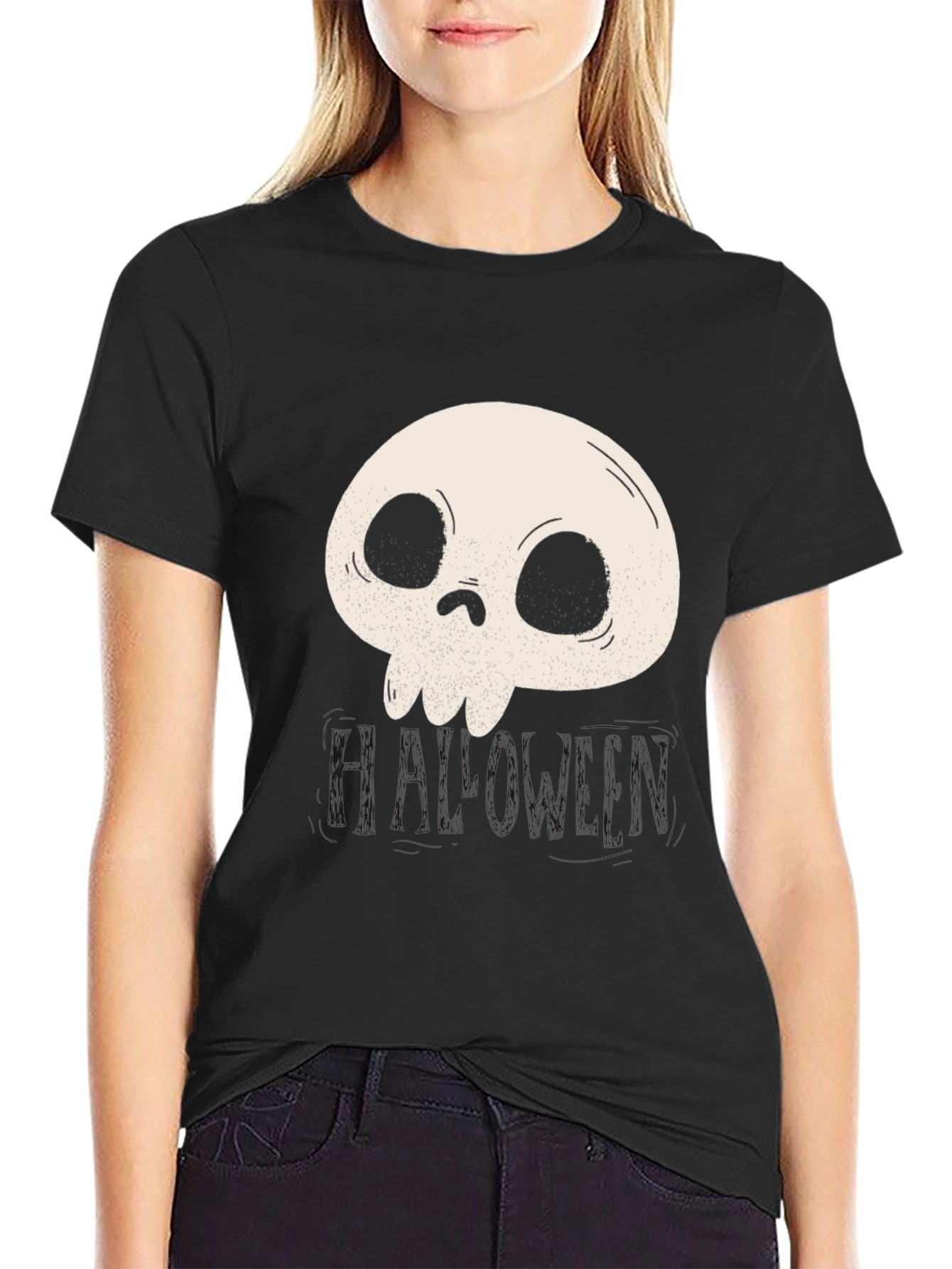 Skull Graphic Black T-Shirt