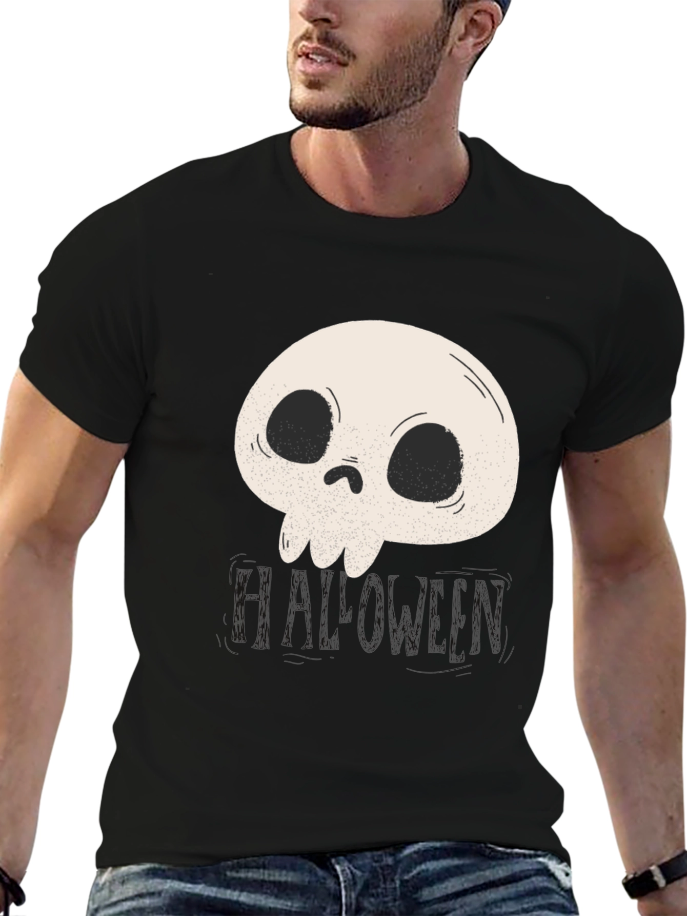 Skull Graphic Black T-Shirt