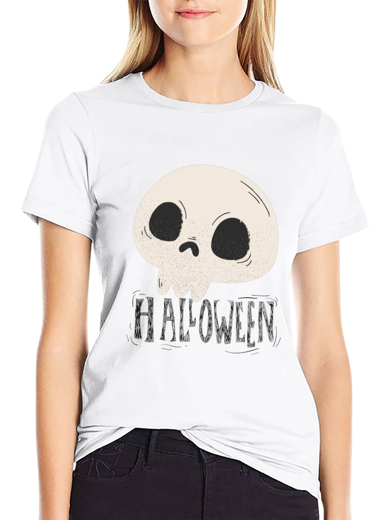 Skull Graphic Black T-Shirt