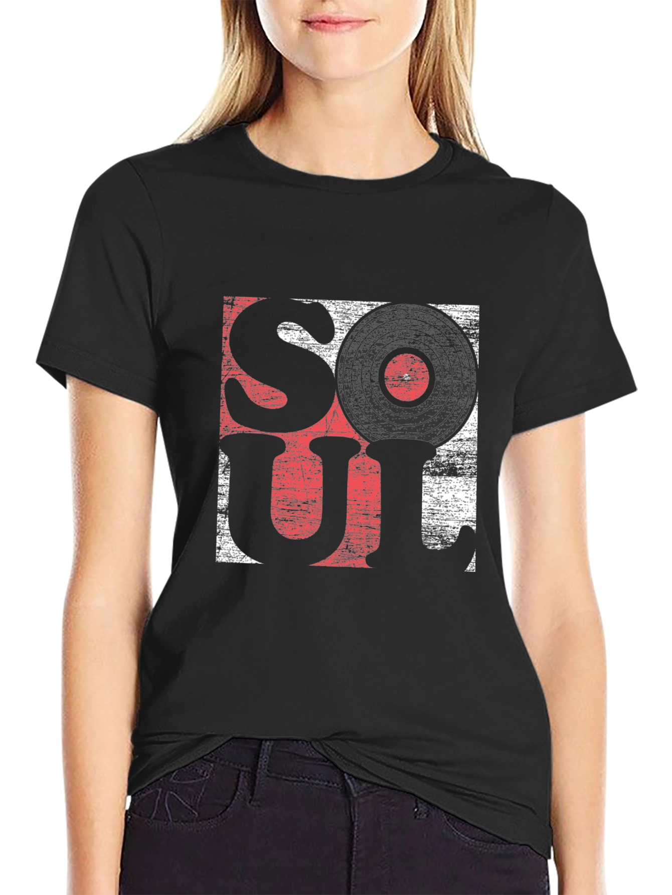 Soul Music Vinyl Record Graphic Tee