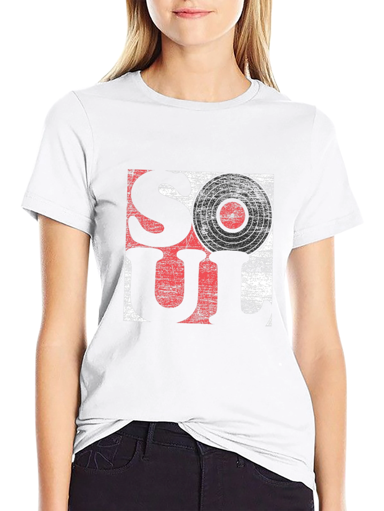 Soul Music Vinyl Record Graphic Tee