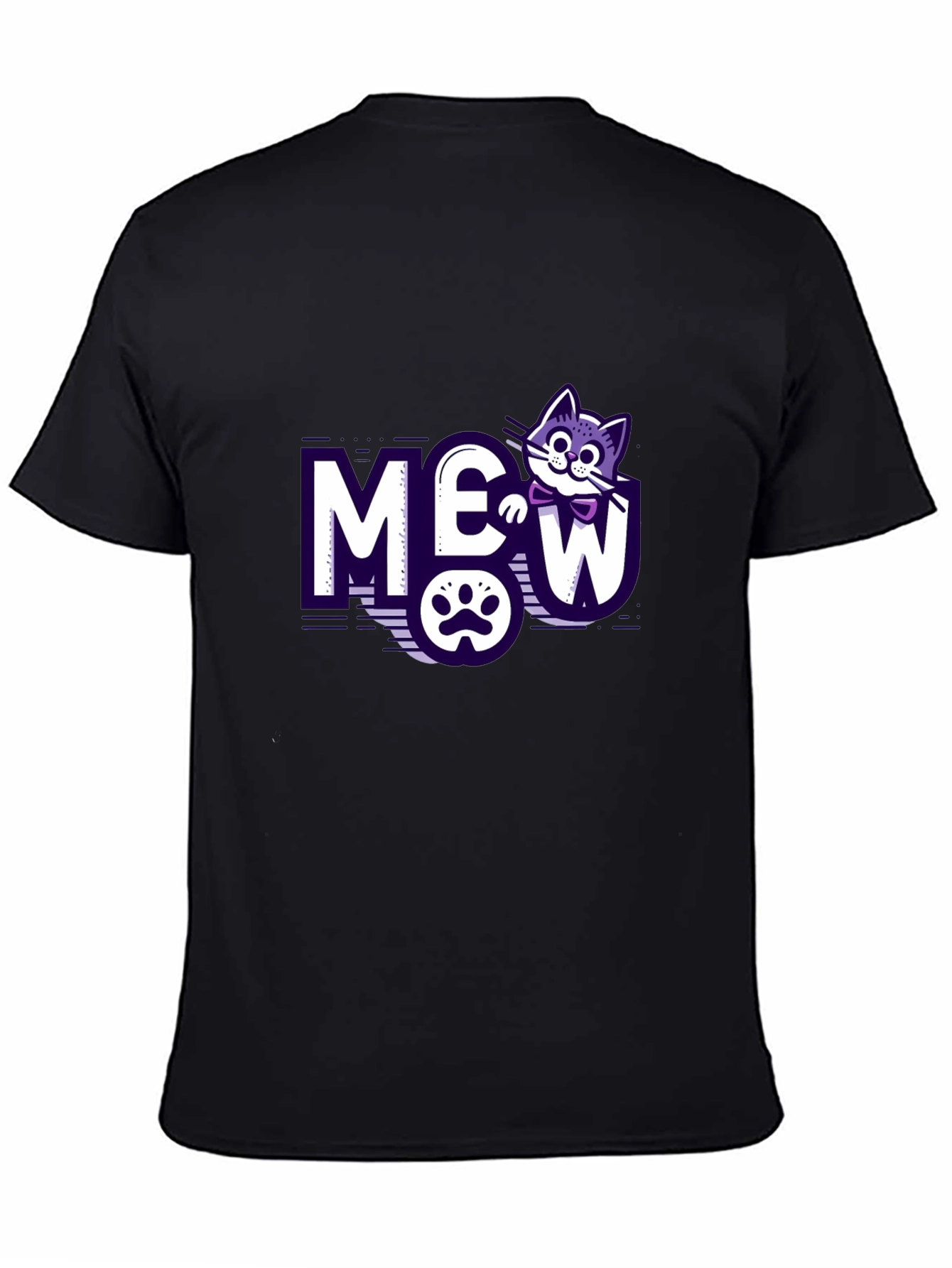 Meow Cat Graphic T-Shirt - Purrfectly Stylish!