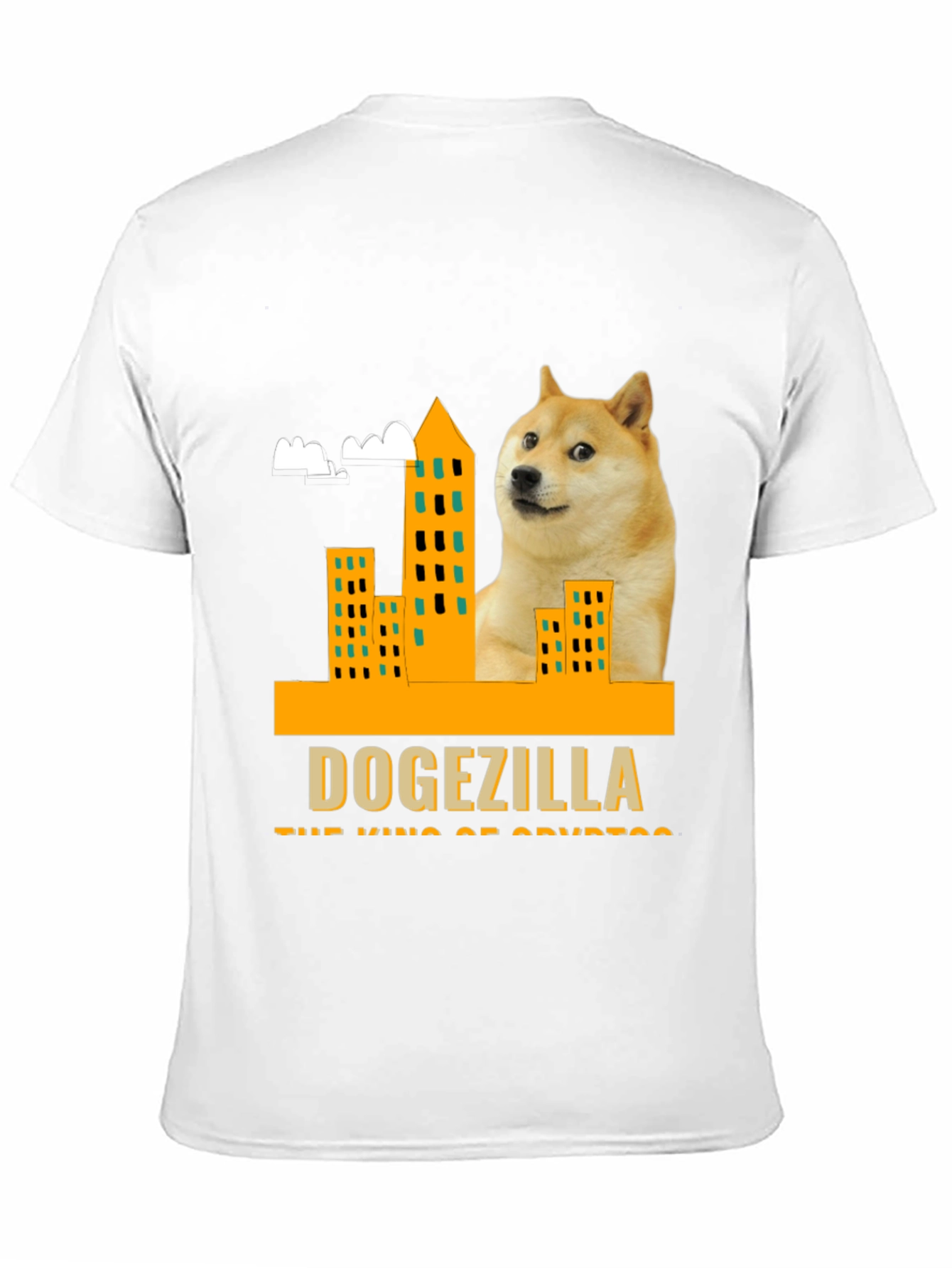 DOGEZILLA T-Shirt - King of Crypto Black Tee