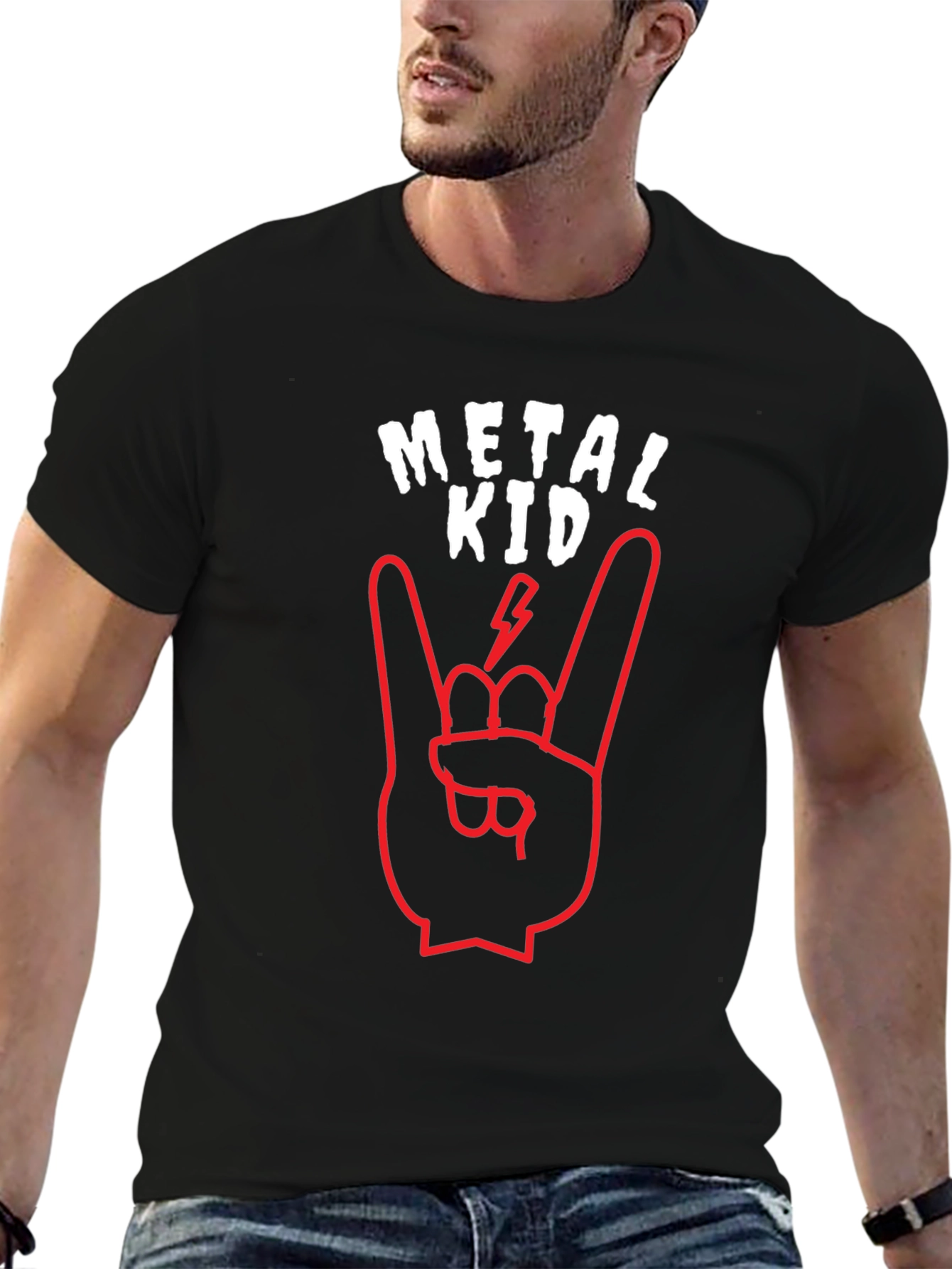 Metal Kid T-Shirt - Rock On Heavy Metal Tee