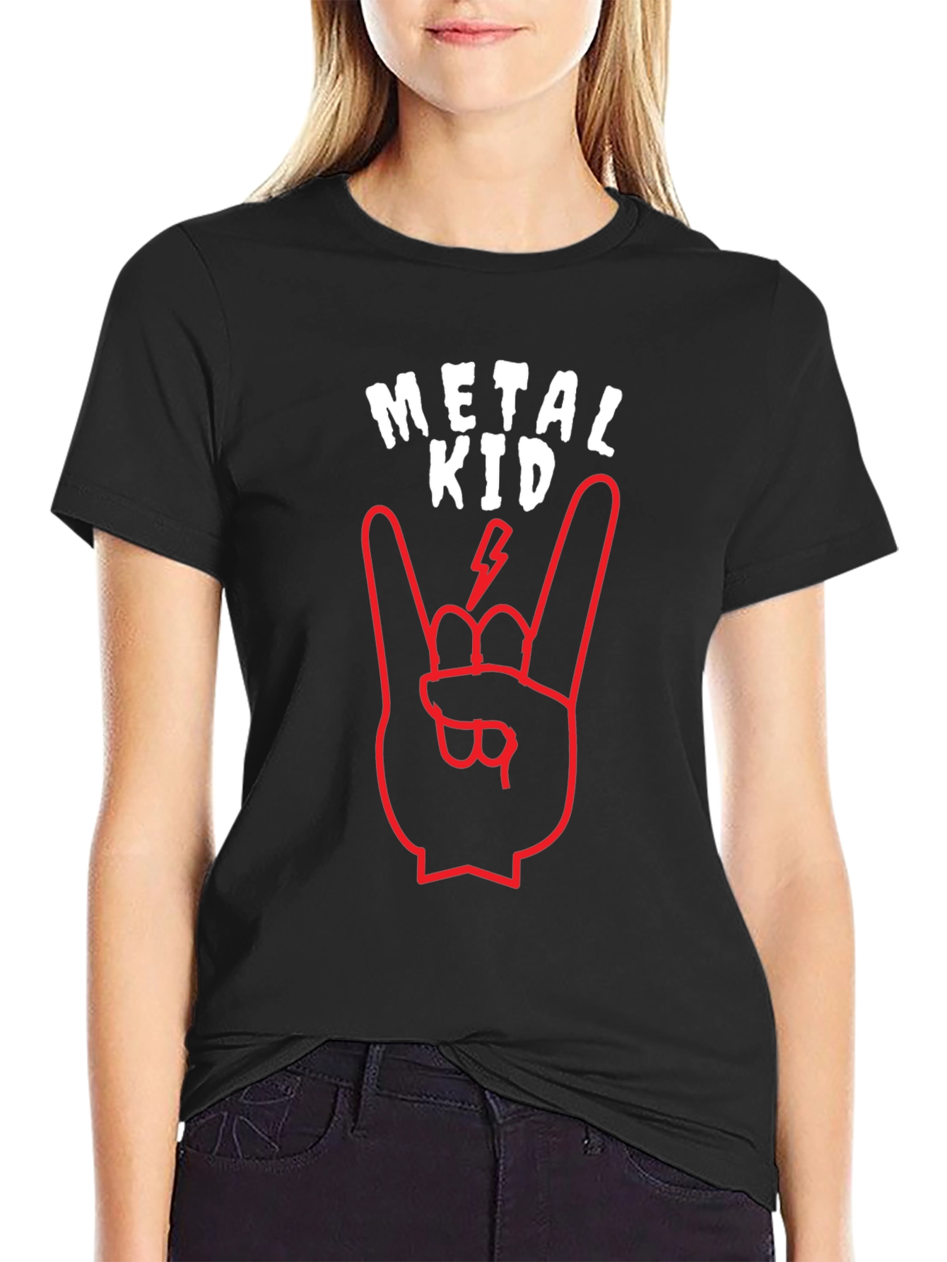 Metal Kid T-Shirt - Rock On Heavy Metal Tee