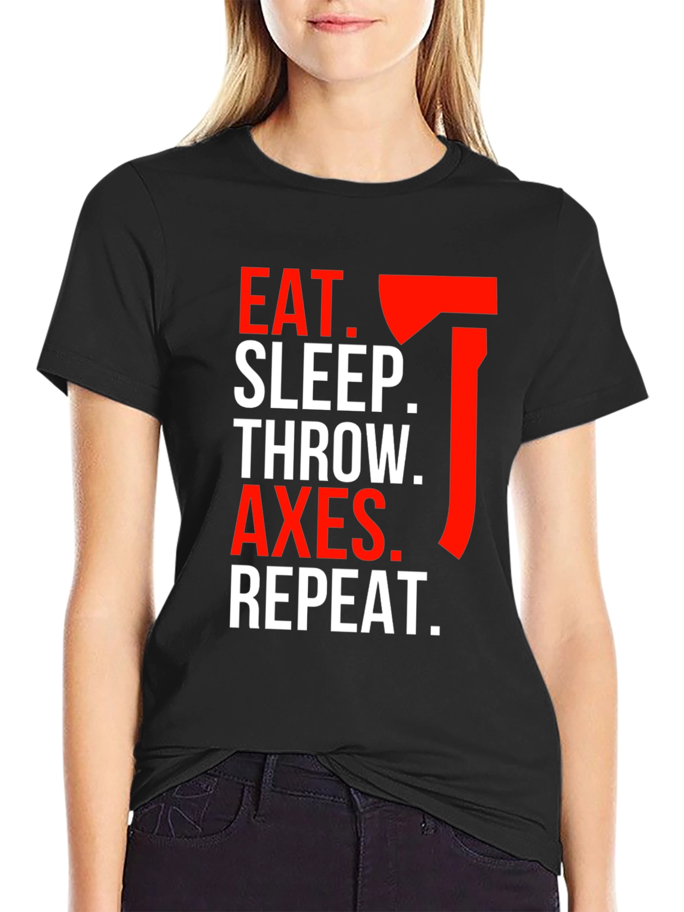 Eat Sleep Throw Axes T-Shirt