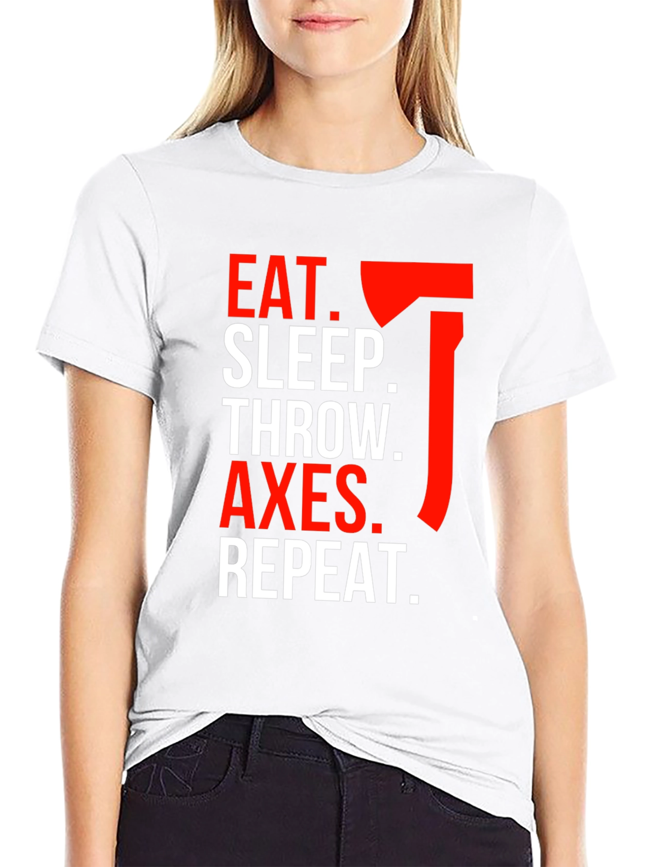 Eat Sleep Throw Axes T-Shirt