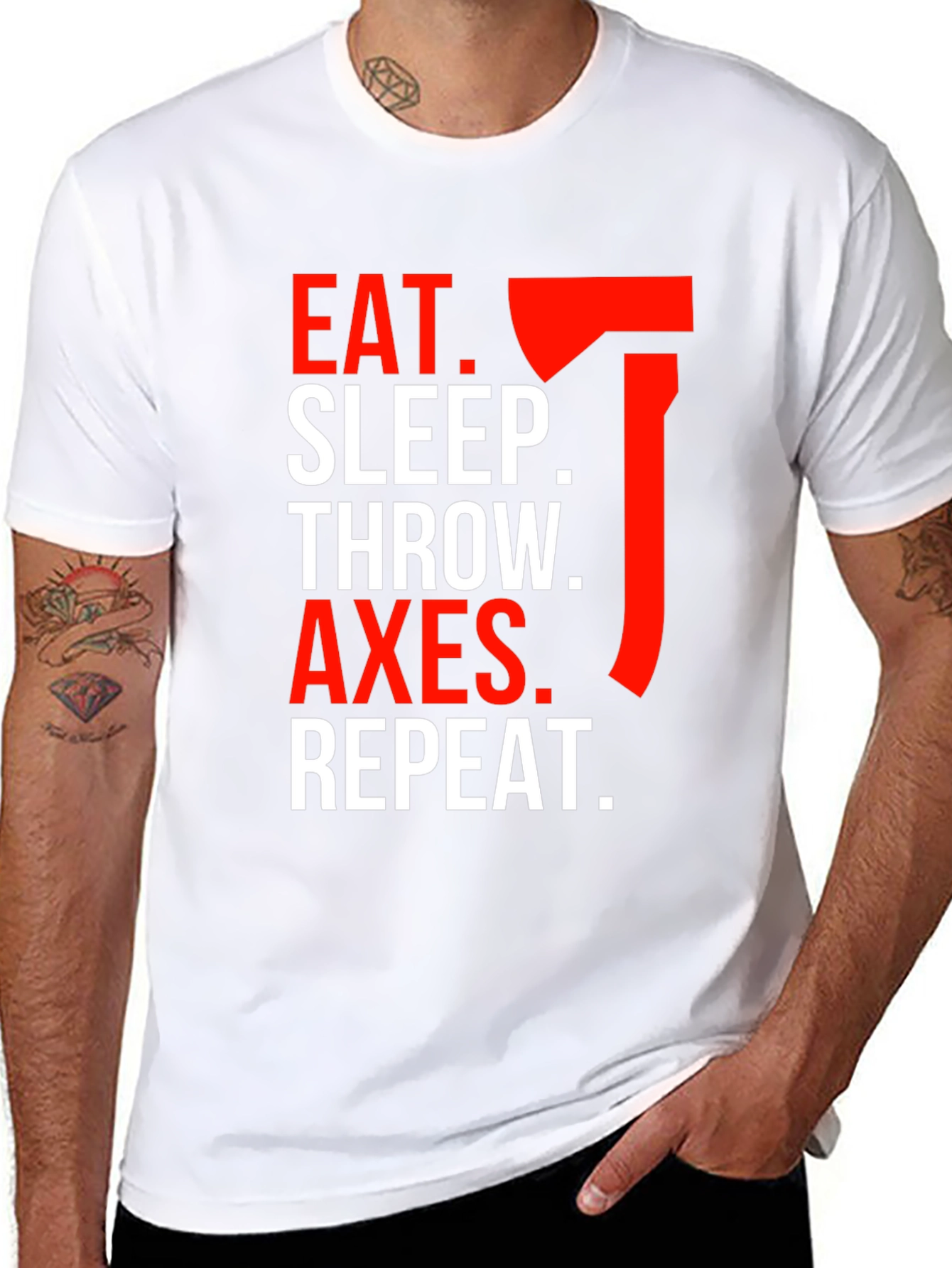 Eat Sleep Throw Axes T-Shirt